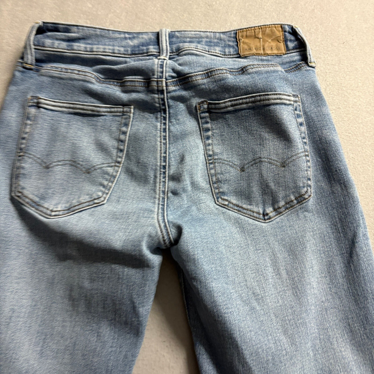 American Eagle Athletic Fit Jeans Womens 29x30 Blue Airflex+ Stretch Denim