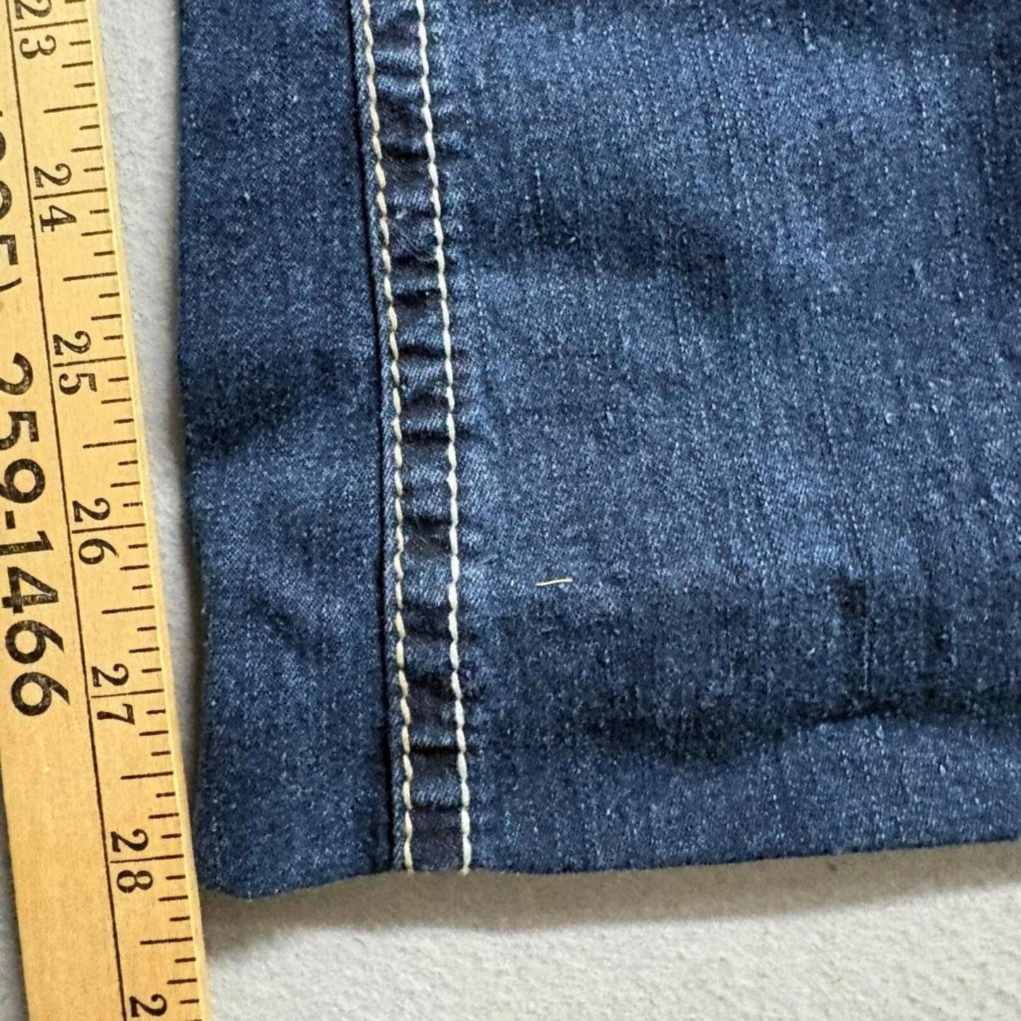 WallFlower Jeans Womens Size 0 Blue Denim Bootcut Thick Stitch Flap Pocket