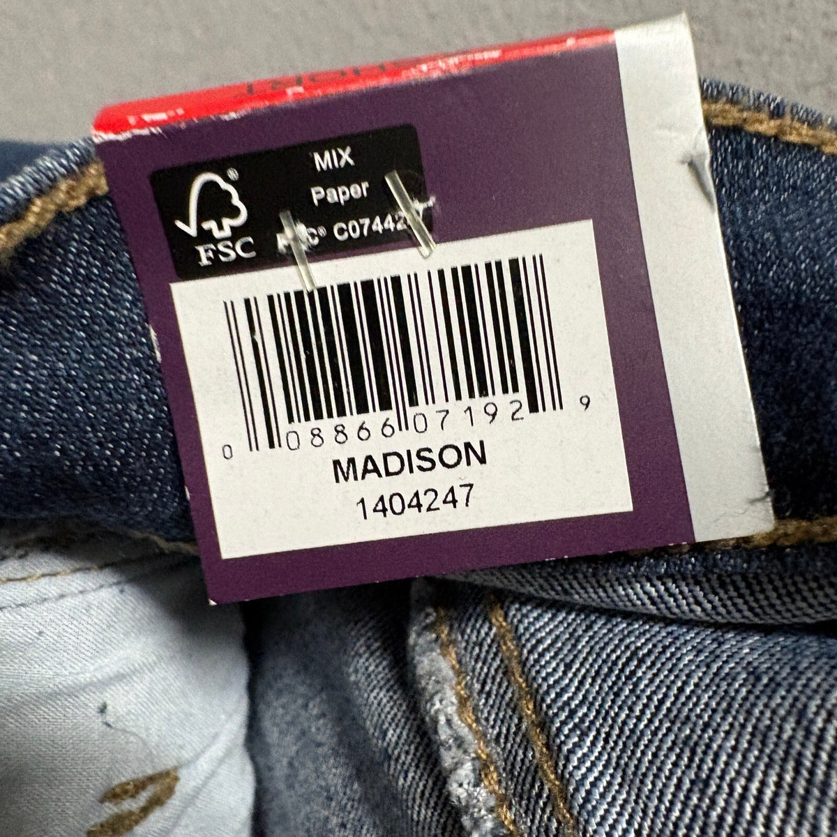 Gloria Vanderbilt Amanda Jeans Womens 8 Short Blue High Rise Tapered Leg Stretch