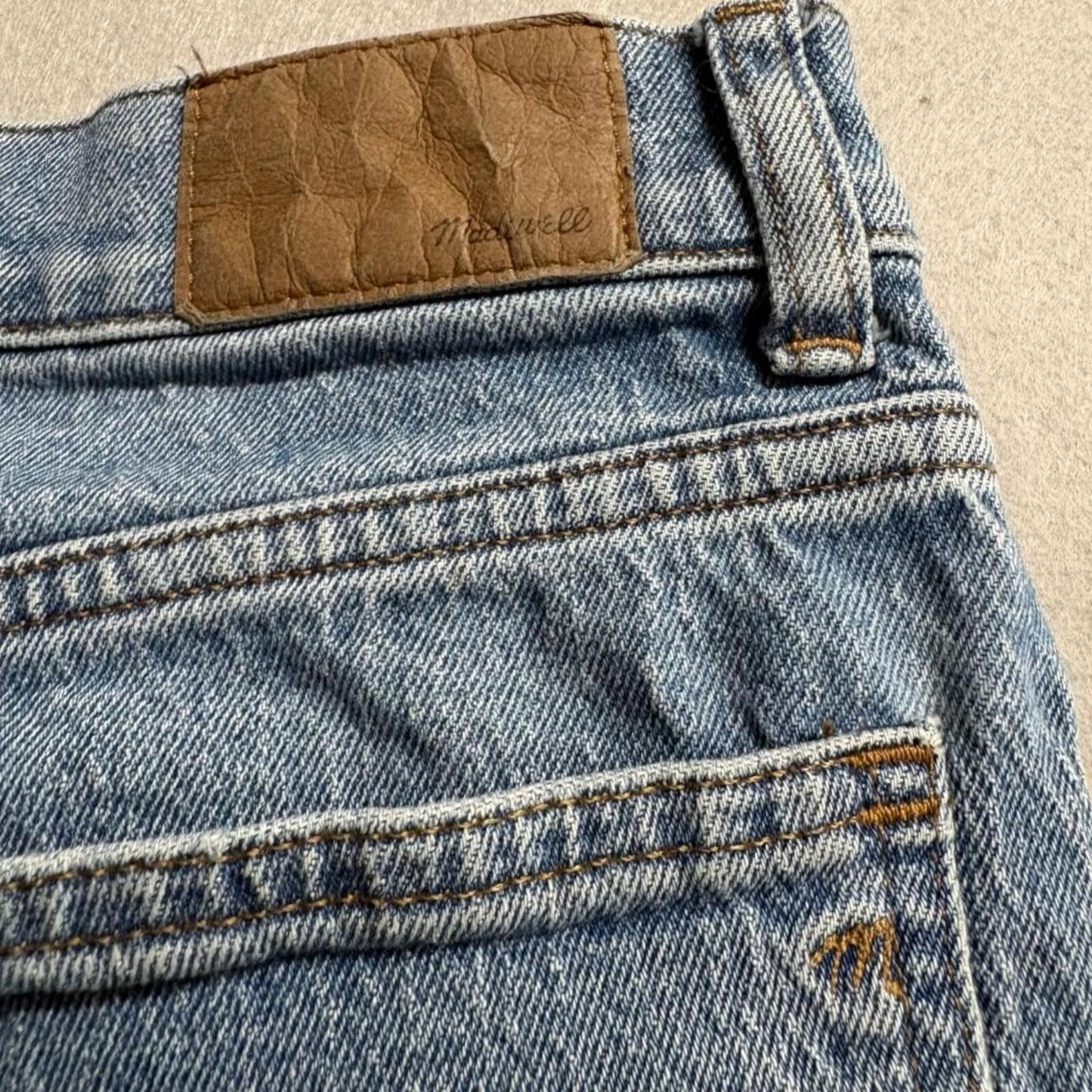 Madewell The 90s Straight Jeans Womens Size 28 Medium Wash Blue Denim