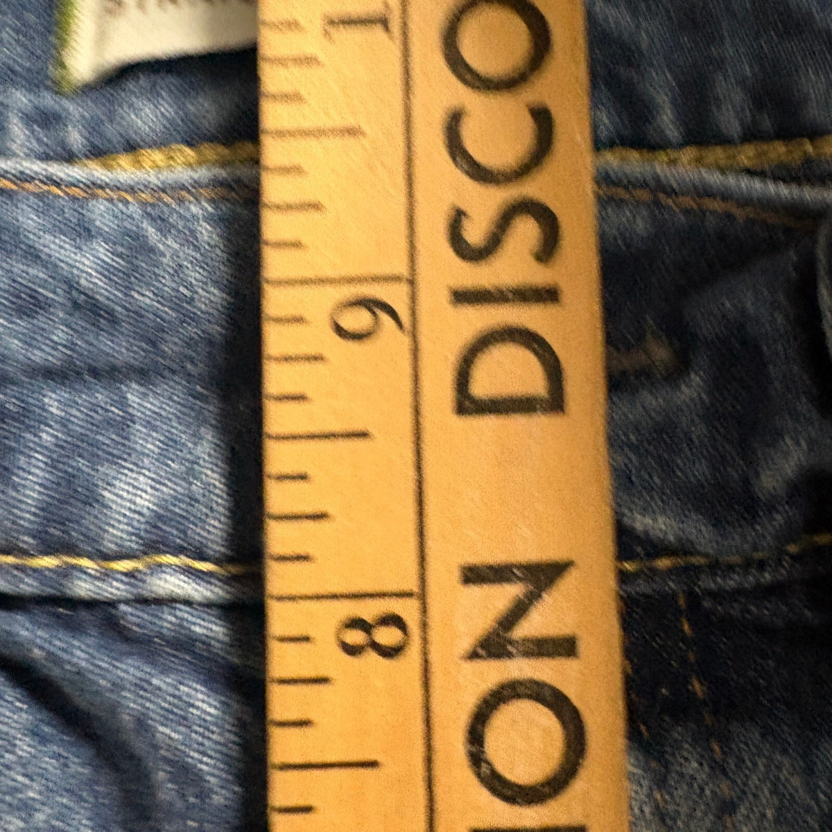 AE77 American Eagle Straight Crop Jeans Womens Size 0 Blue Denim Button Fly Raw