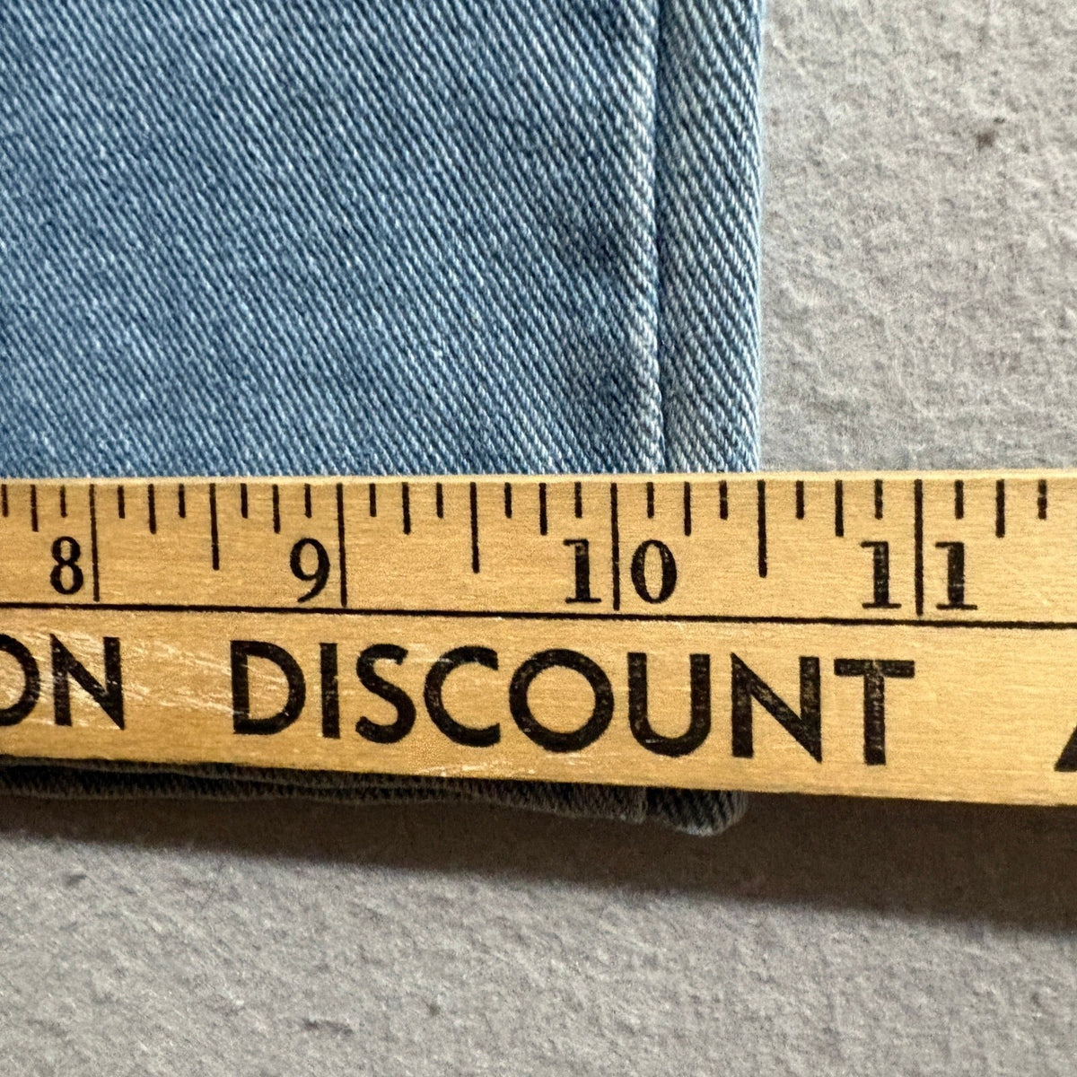 Unbranded Blue Denim Wide Leg Jeans Womens Medium Elastic Waist High Rise Crop