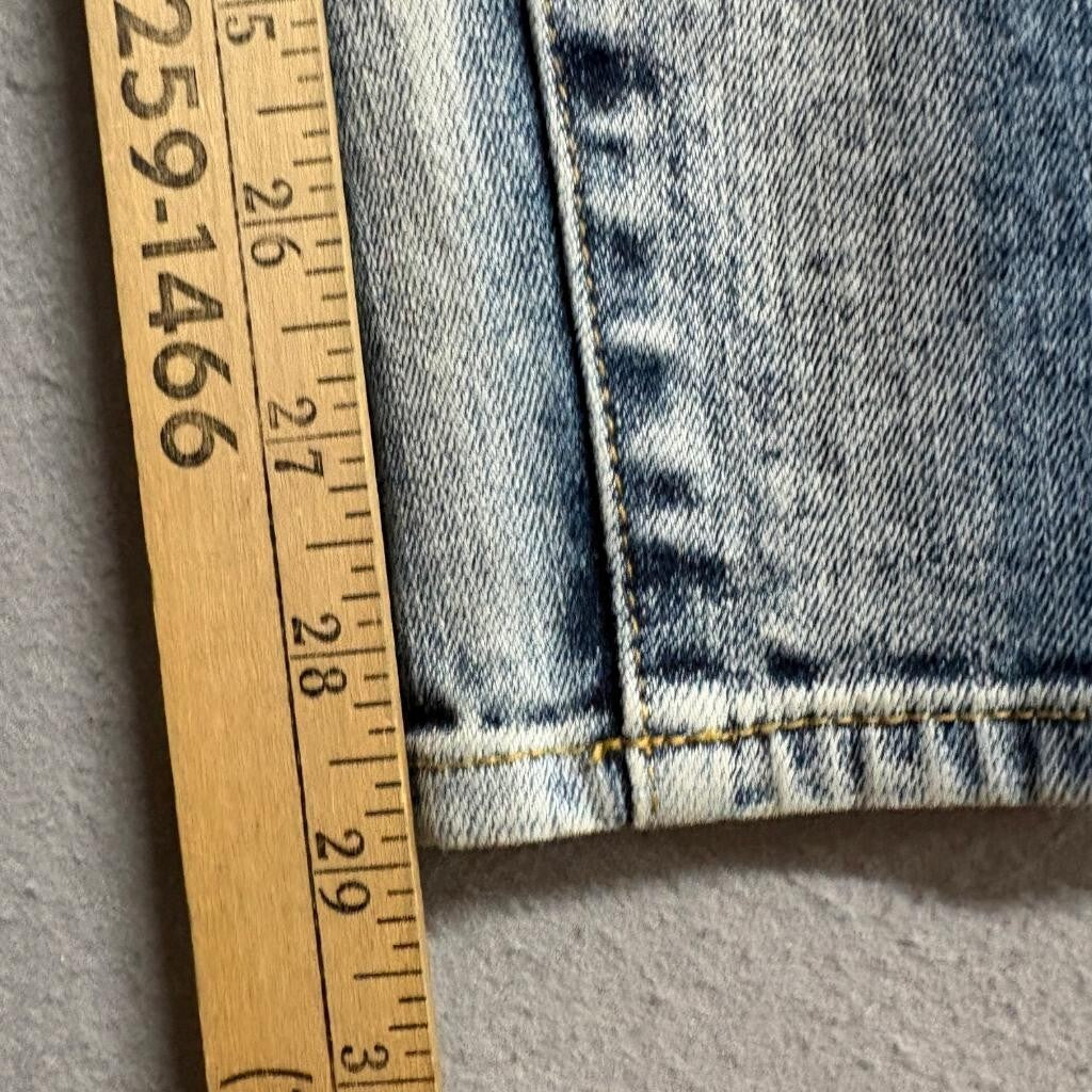 Karen Millen Skinny Jeans Womens US 6 Blue Acid Wash Denim Stretch