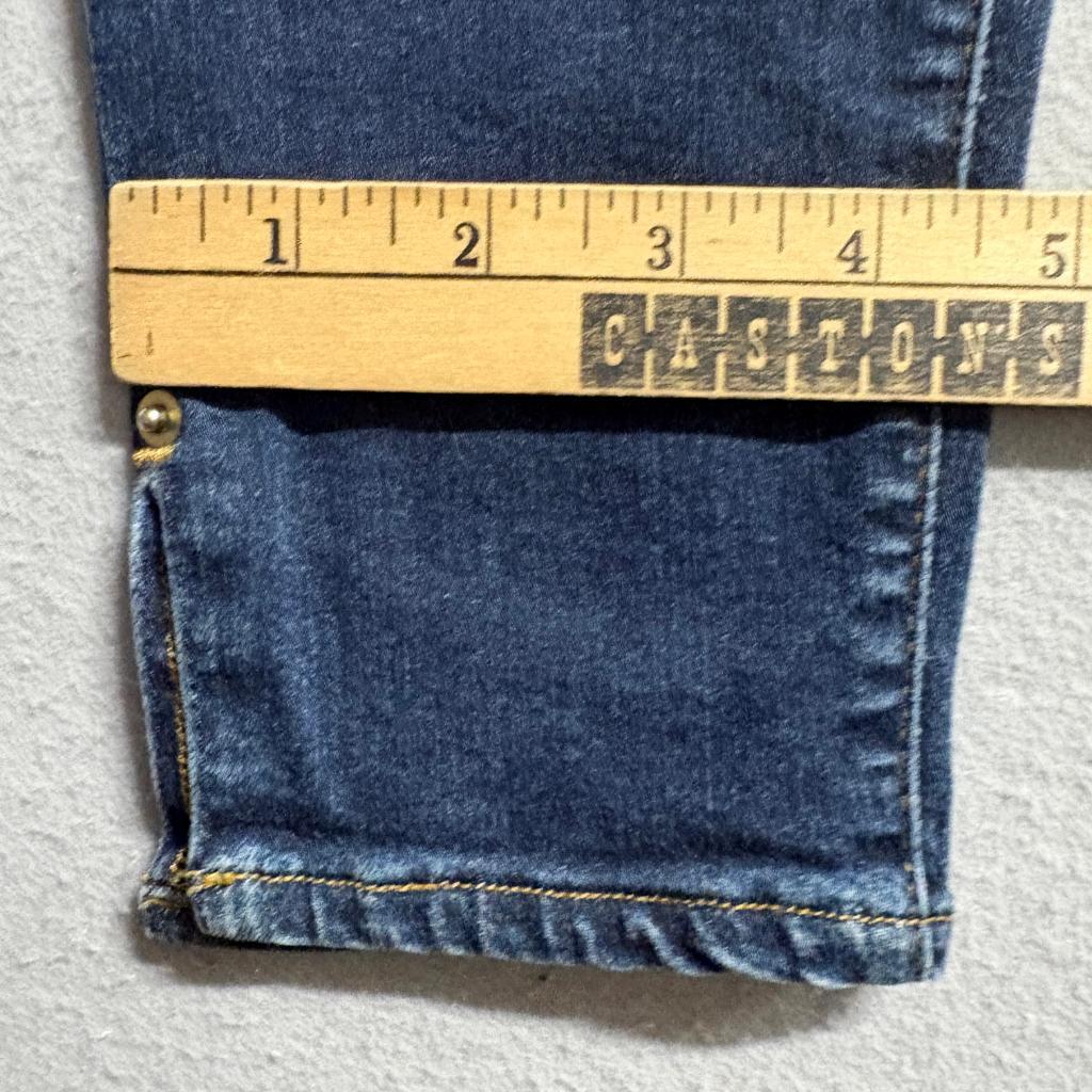 Frame Denim Le High Skinny Jeans Womens 27 Wythe Blue Stretch Ankle Zip