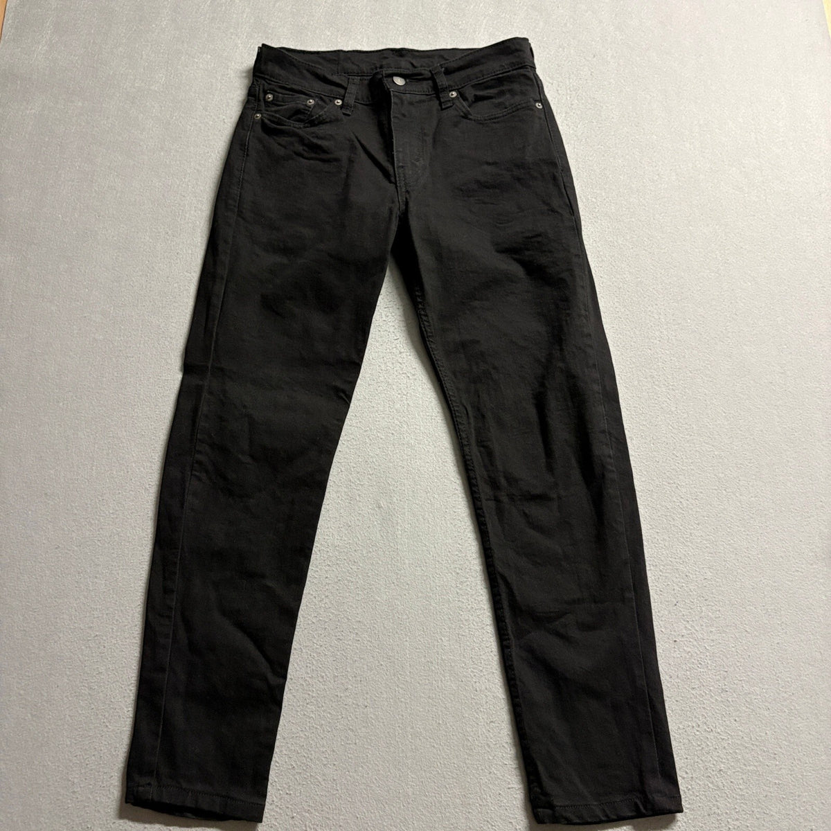 Levi's 511 Slim Fit Jeans Mens W30 L30 Black Stretch Denim Pants 04511-1907