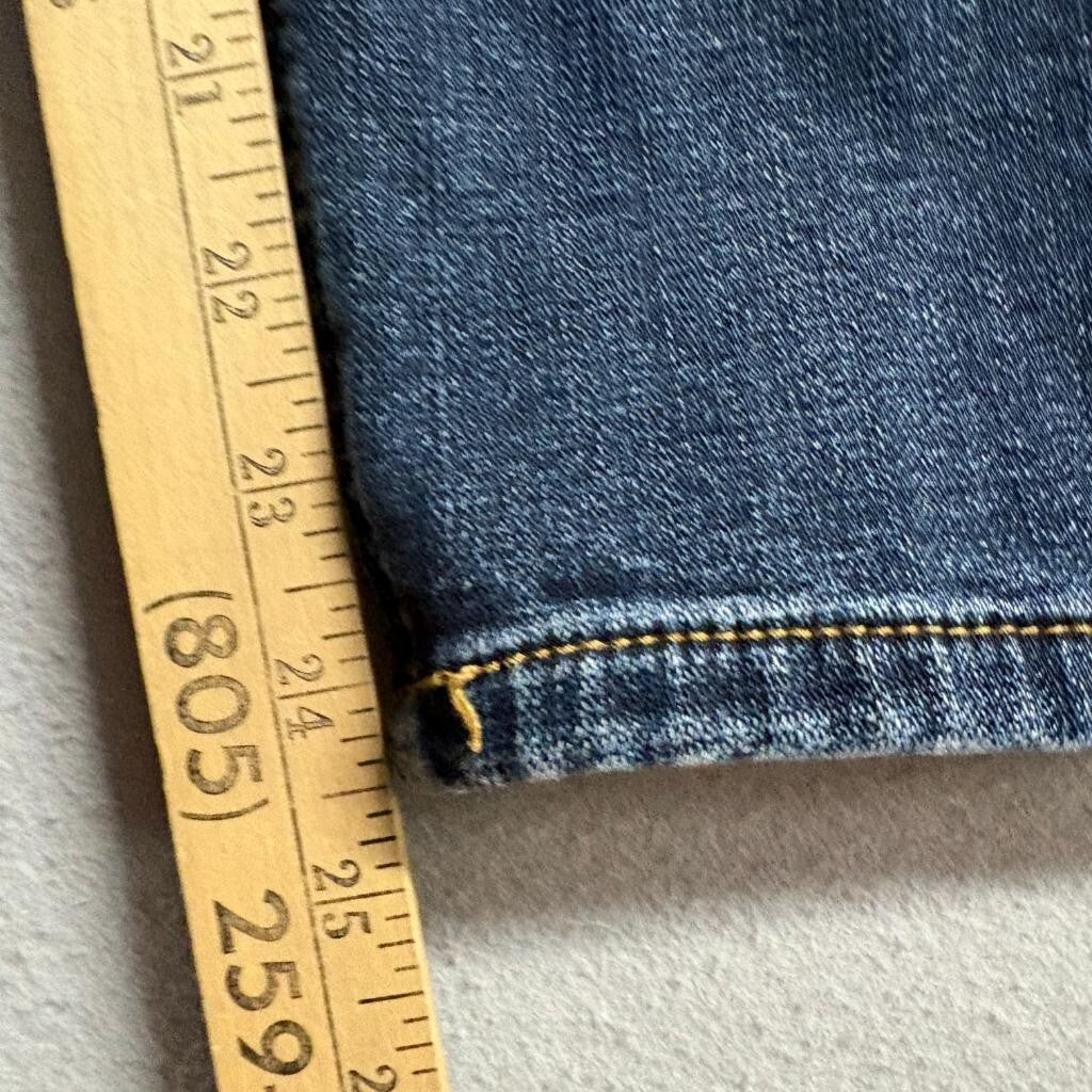 Disney Mickey Mouse Embroidered Jeans Womens S Blue Denim High Rise Tapered