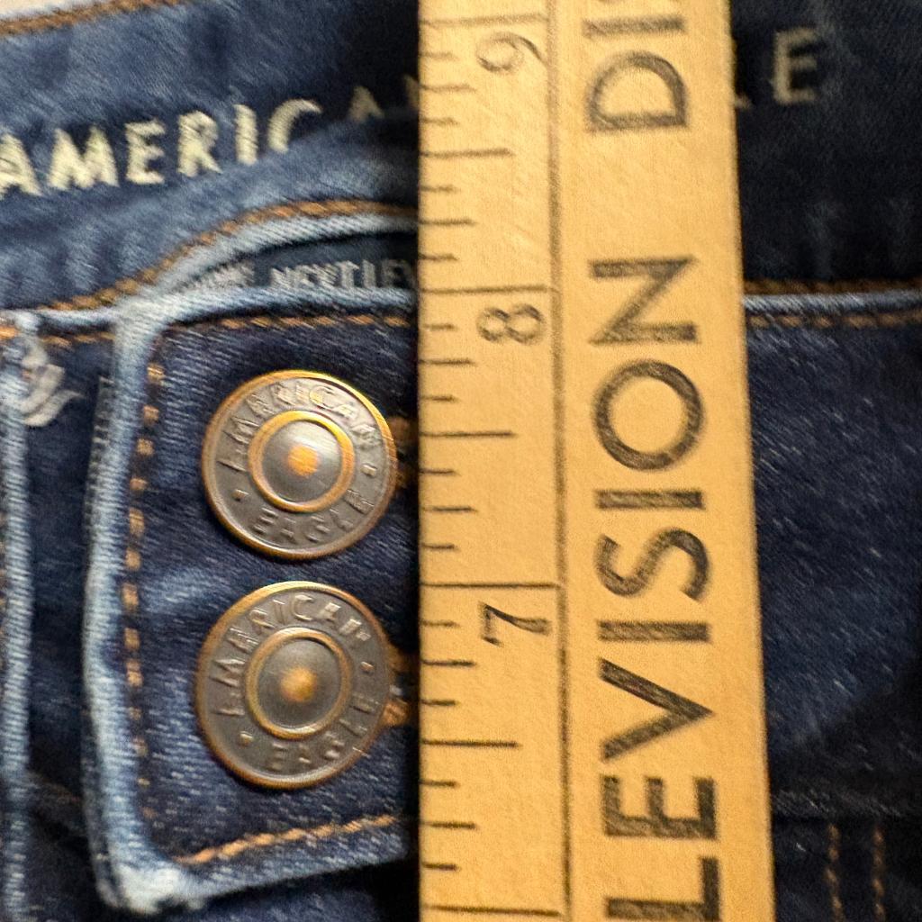 American Eagle Kick Boot Jeans Womens Size 2 Regular Next Level Stretch Blue