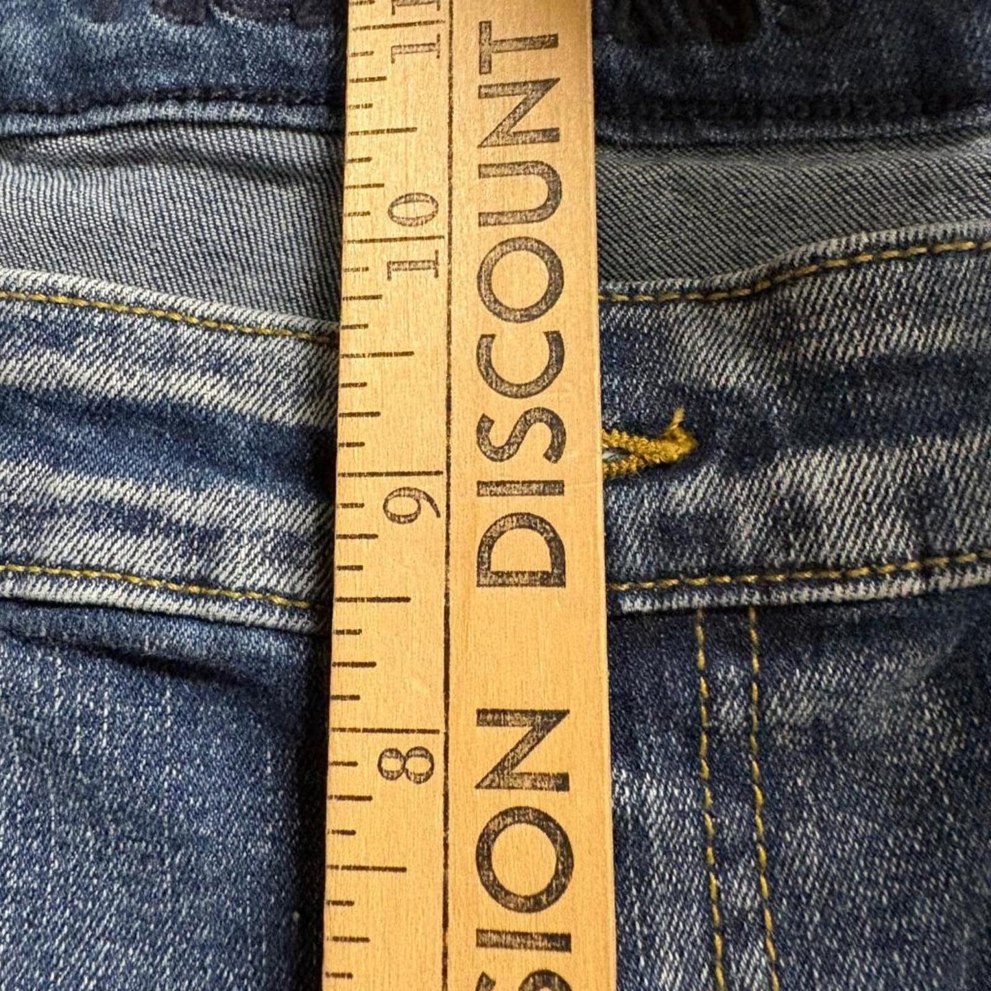 Rue21 Supreme Flex Straight Jeans Mens 34x30 Blue Denim Stretch Comfort 33x30