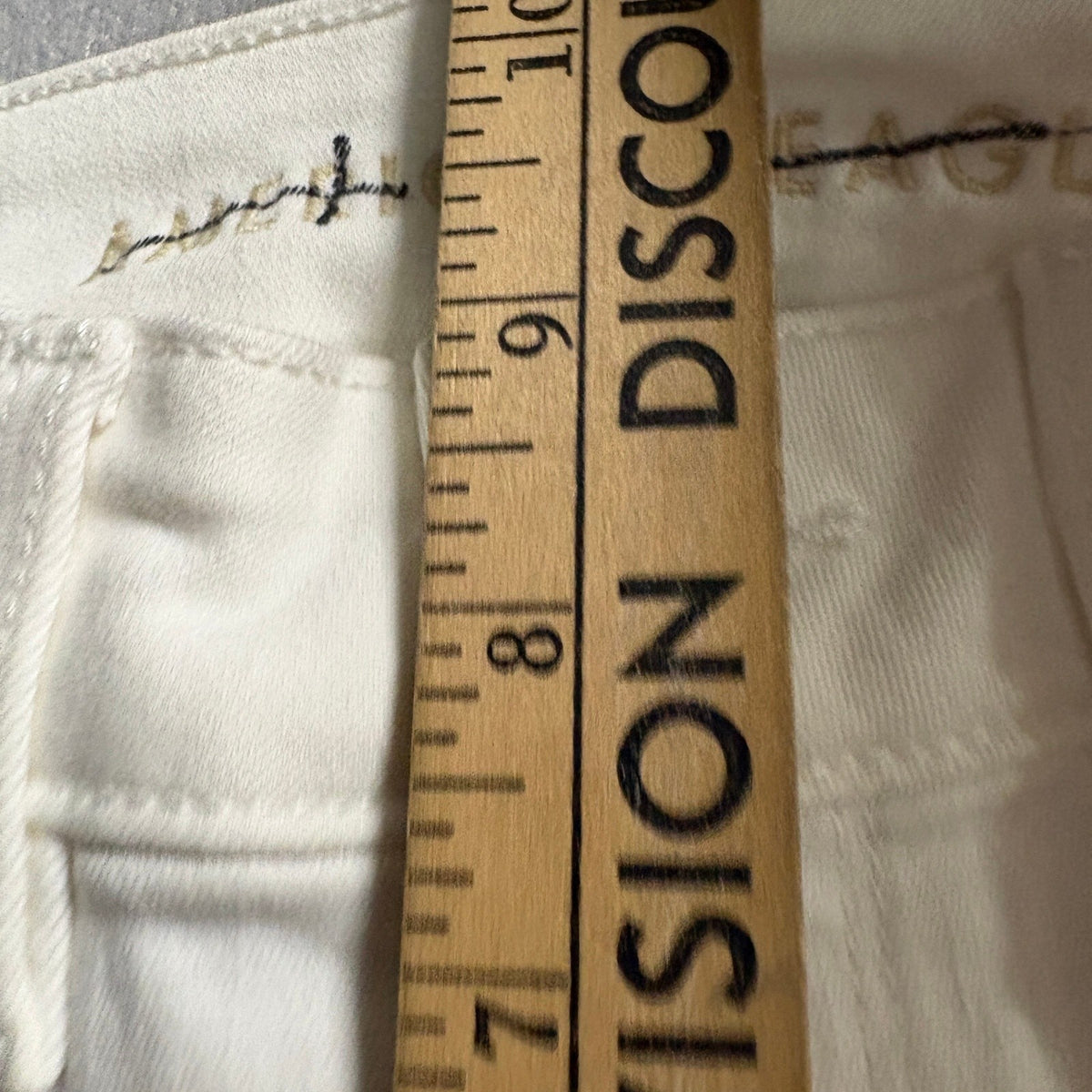 American Eagle Ne(x)t Level Stretch High Rise Jegging Jeans White Size 00 Short