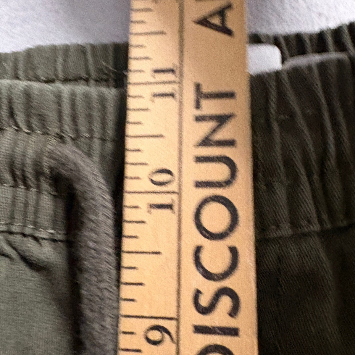Refuge Womens Cargo Jogger Pants XS Green Elastic Waist Drawstring Pockets