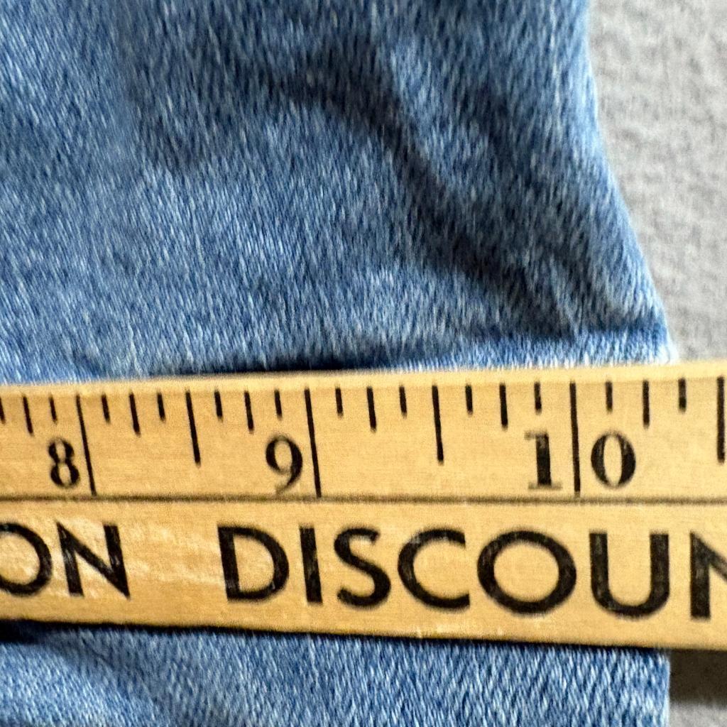 American Eagle Super High Rise Baggy Wide Leg Cargo Jeans Womens 6 Regular Blue