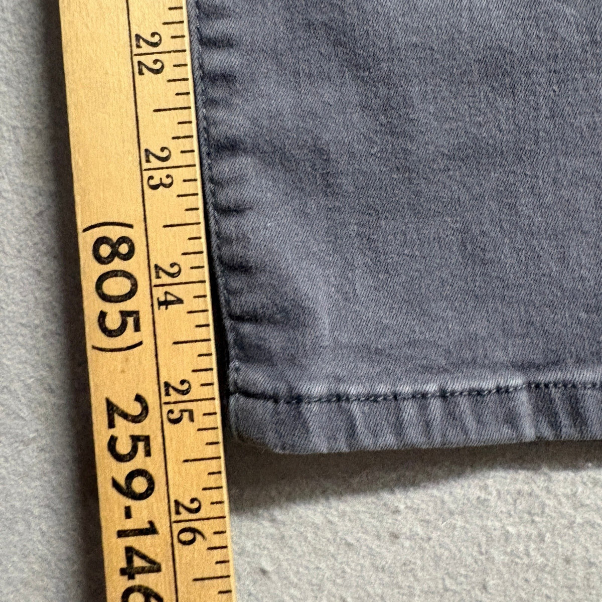 Wit & Wisdom Ab-solution Skinny Pants Womens Size 10 Grey Ankle Slit Stretch
