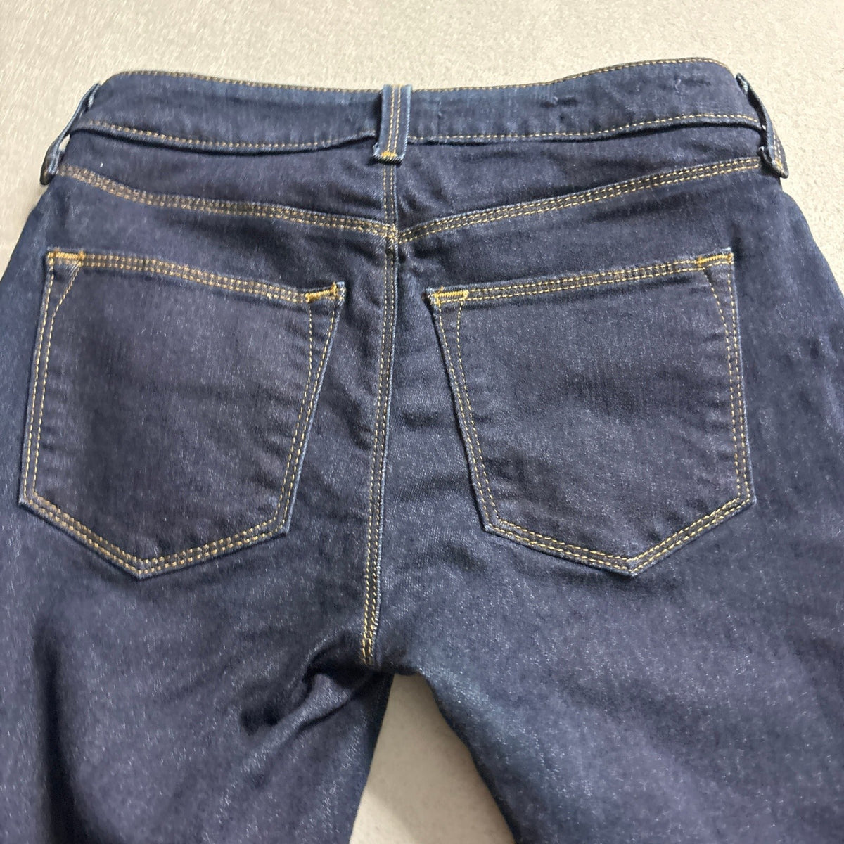 NYDJ Dylan Skinny Ankle Jeans Womens 00 Dark Wash Blue Denim Lift Tuck