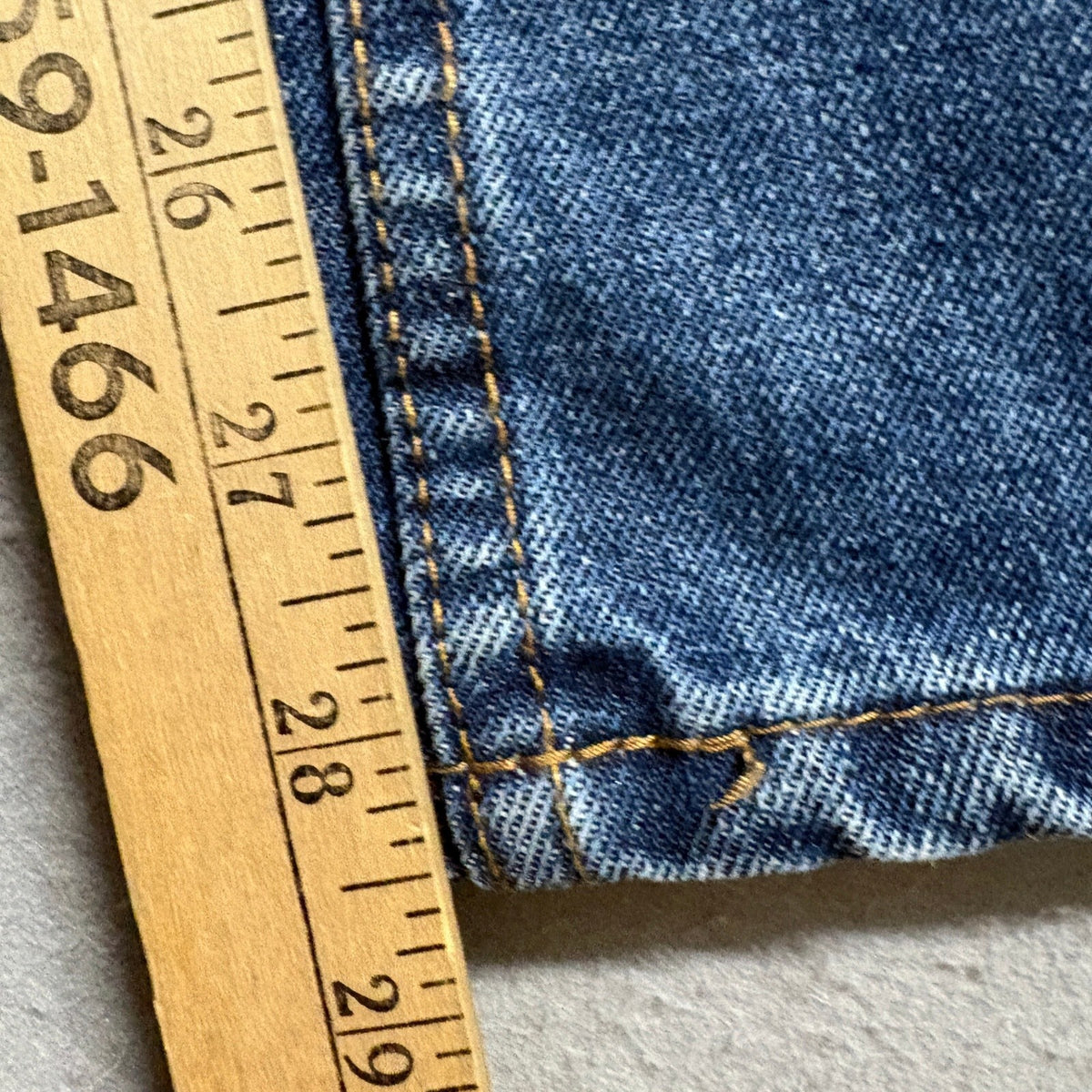 Vintage Oscar Jeans Mens Carpenter Denim Pants 30x30 Blue Workwear Hammer Loop