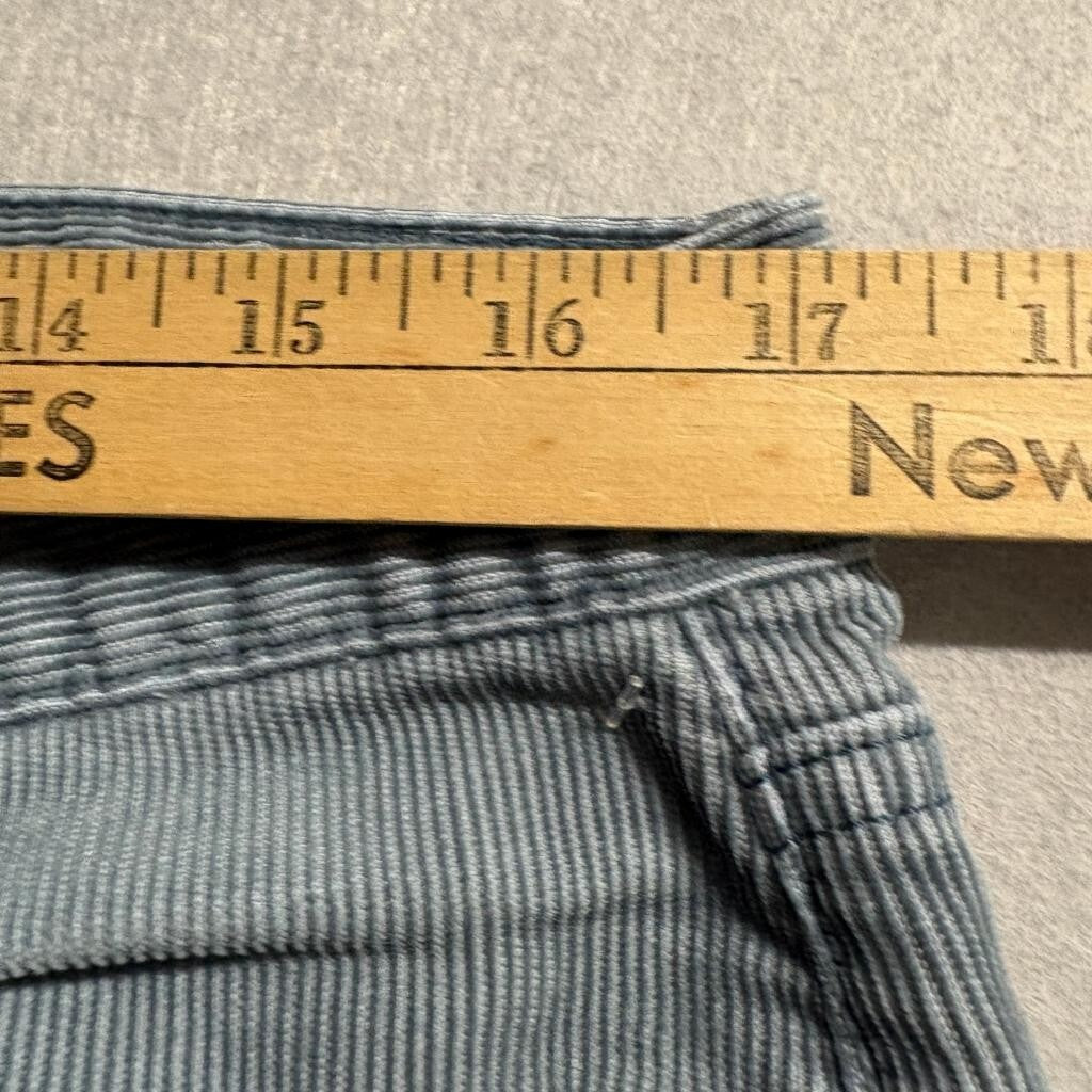 Gap 1969 Corduroy Pants Womens 29r Sexy Boyfriend Gray Blue Cord Pants