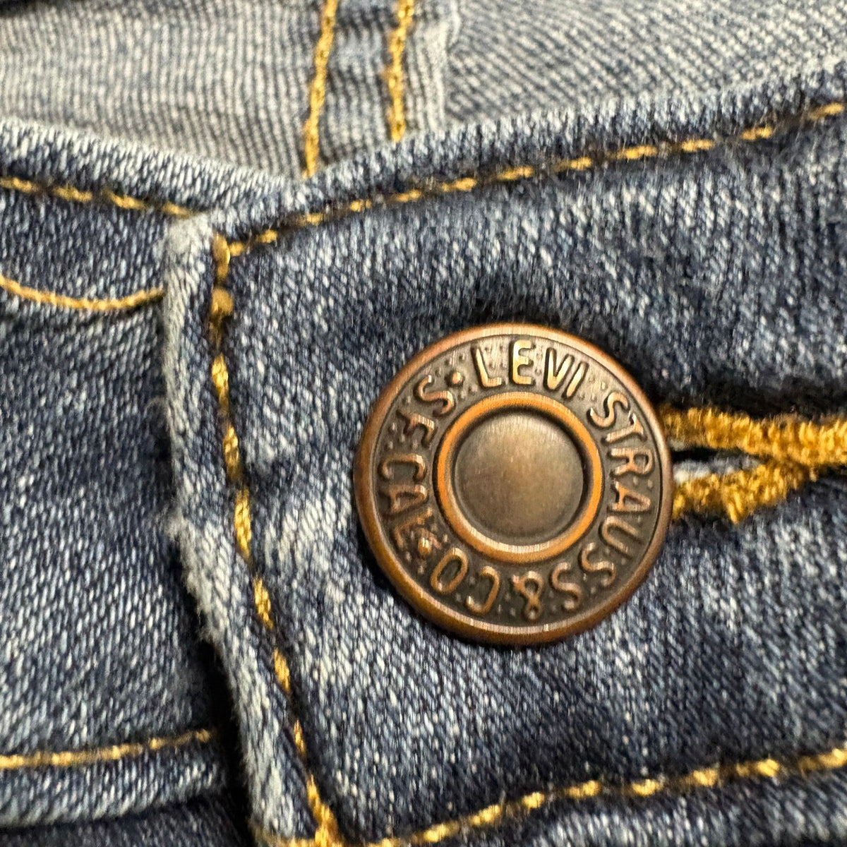 Levi's 721 High Rise Skinny Jeans Womens Size 31 Blue Denim Stretch Pants
