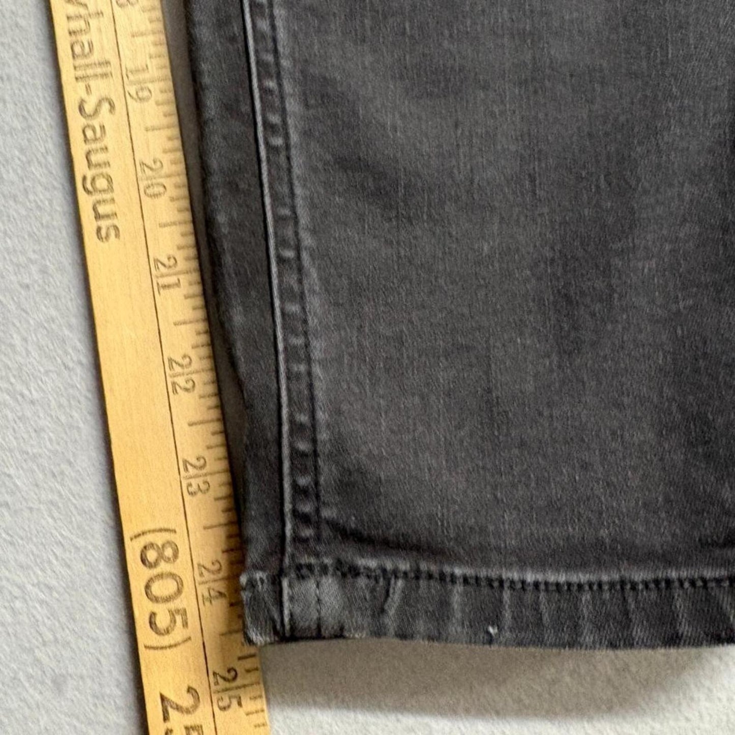 Buffalo David Bitton Jess Jeans Womens 8/29 Black Rip & Repair Mid-Rise Skinny