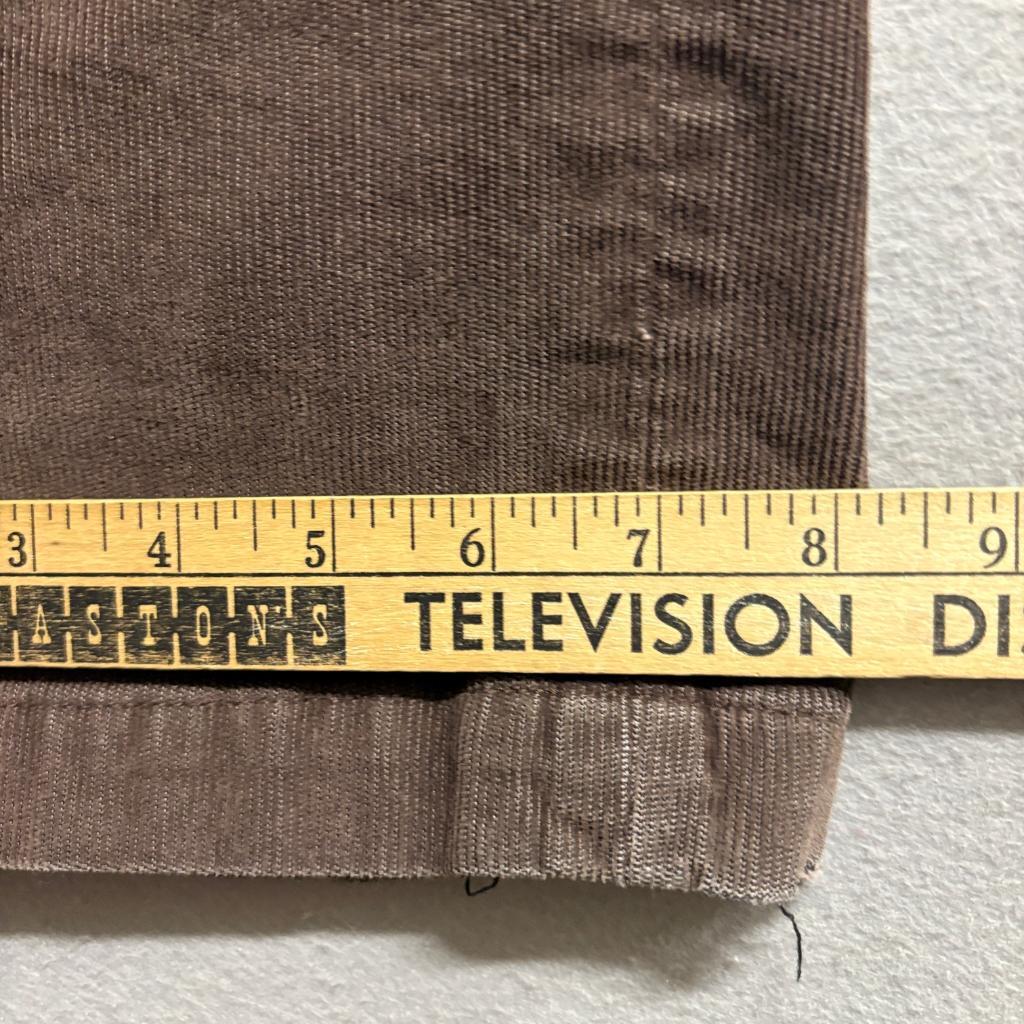 Dickies Boys Corduroy Pants Size 28x32 Brown Regular Fit Stretch Workwear