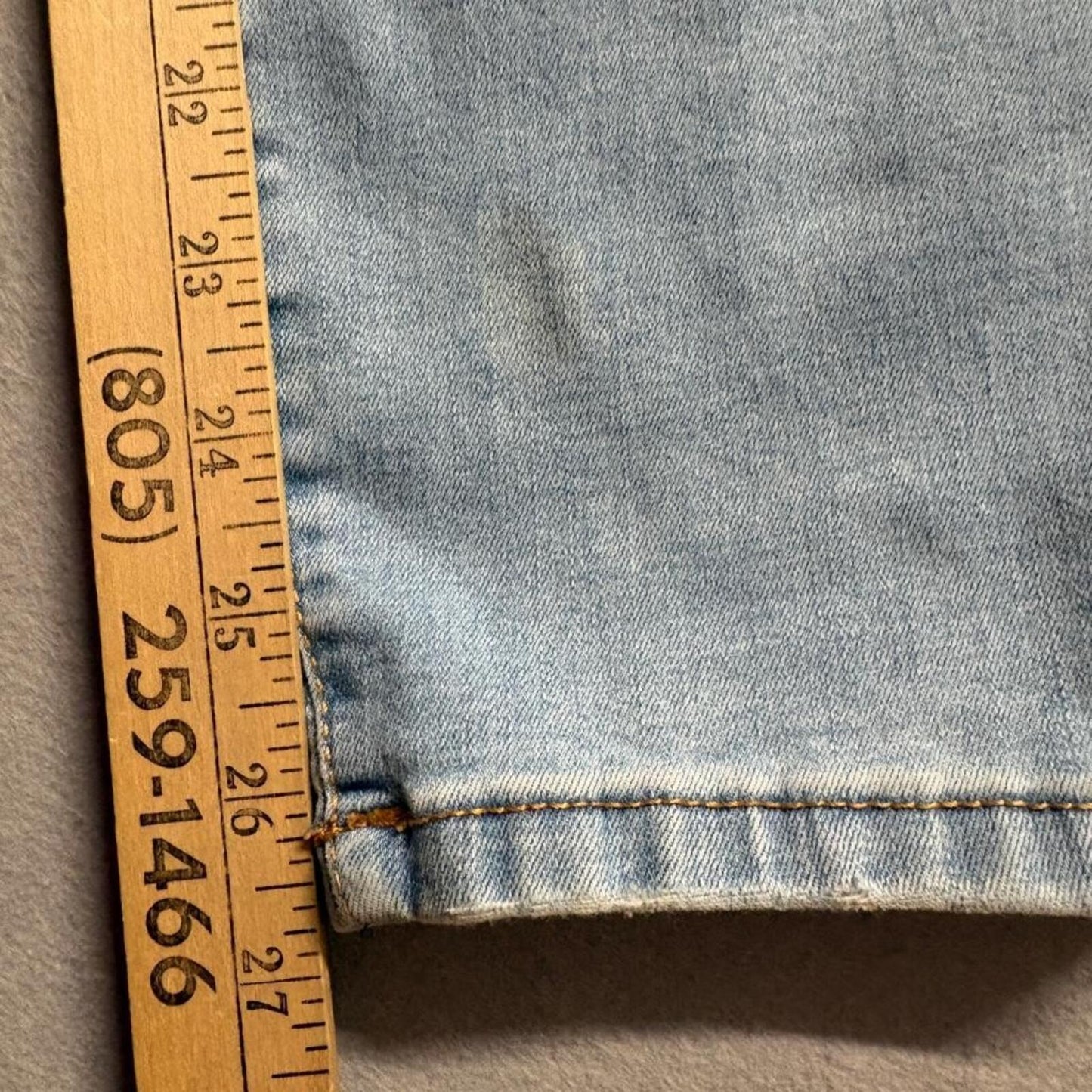 Rachel Rachel Roy Distressed Skinny Jeans Womens 12/31 Light Wash Ripped Denim