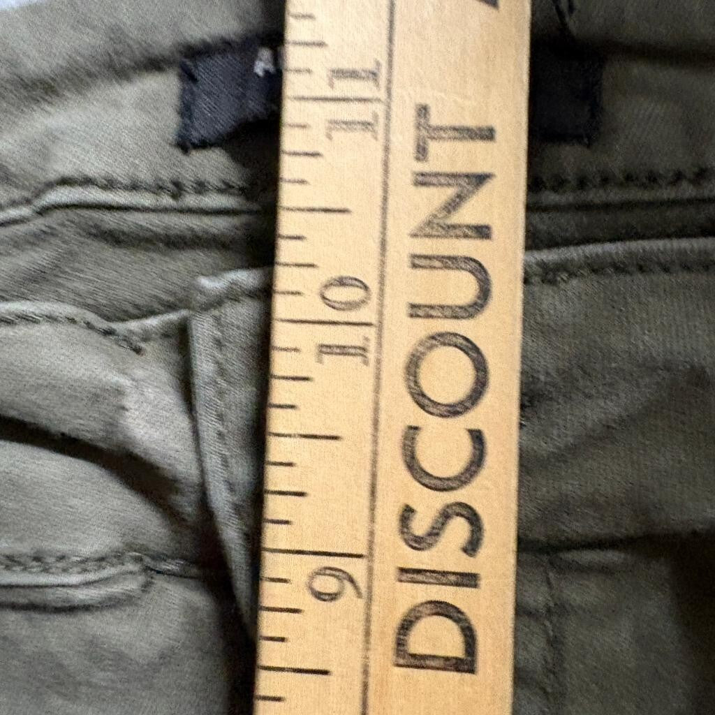 American Bazi Womens Cargo Jogger Pants Size M Olive Green Utility Drawstring