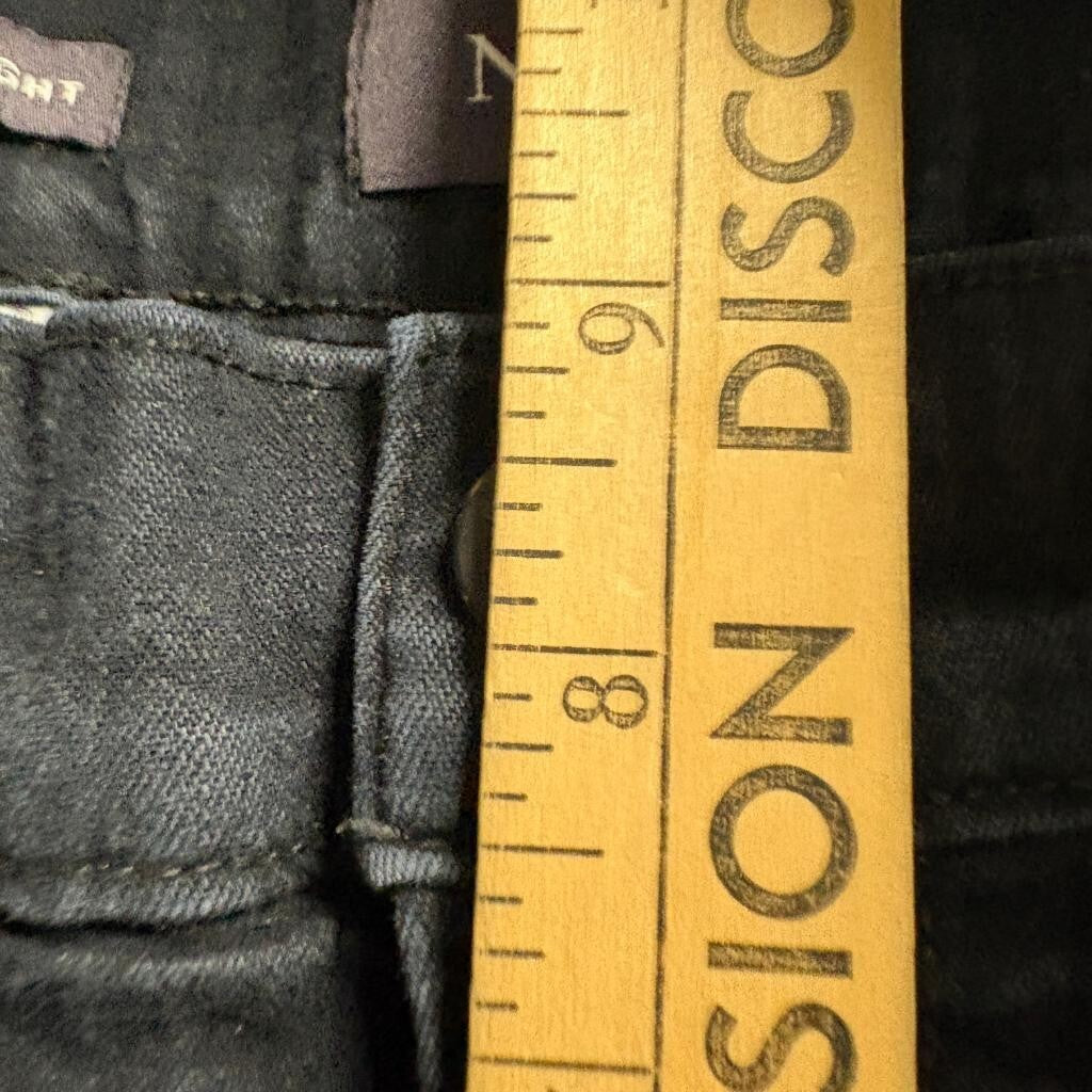 NYDJ Marilyn Straight Leg Jeans Womens Size 4 Black Lift Tuck Denim