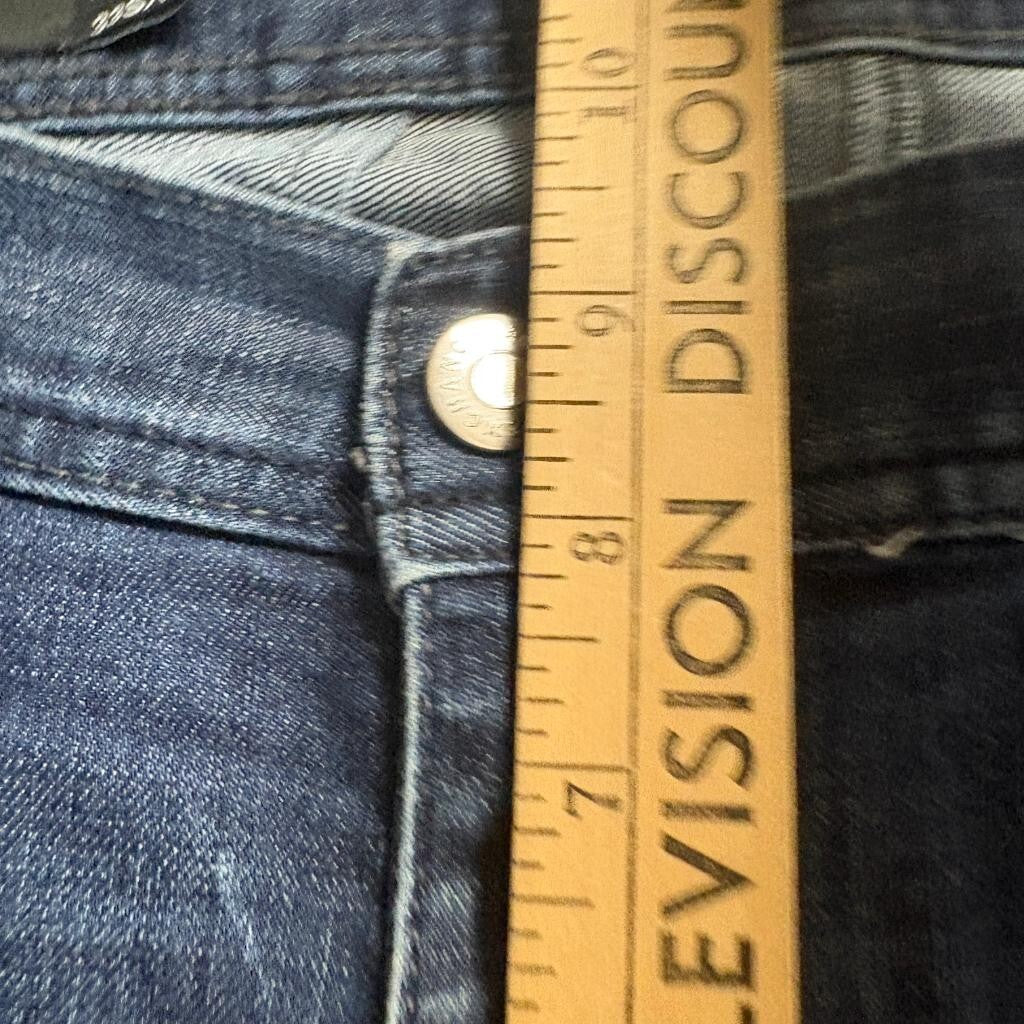 Armani Exchange Mens Slim Fit Jeans Size 33 Blue Denim Stretch Pants