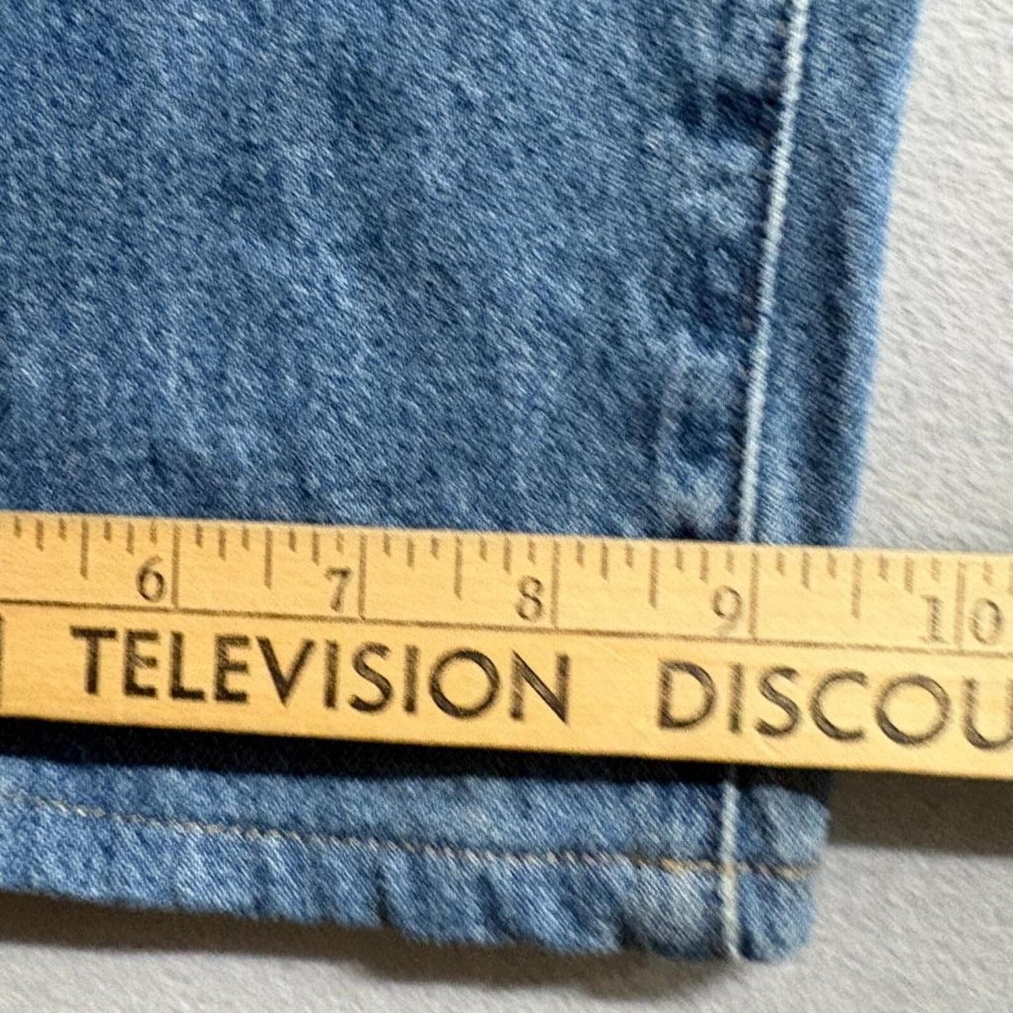 Uniqlo Wide Leg Jeans Womens 25 Blue Denim High Rise Cotton Blend like 29x28