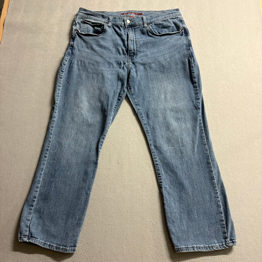 Lucky Brand 223 Straight Fit Jeans Mens 36x30 Medium Wash Stretch Denim Pants