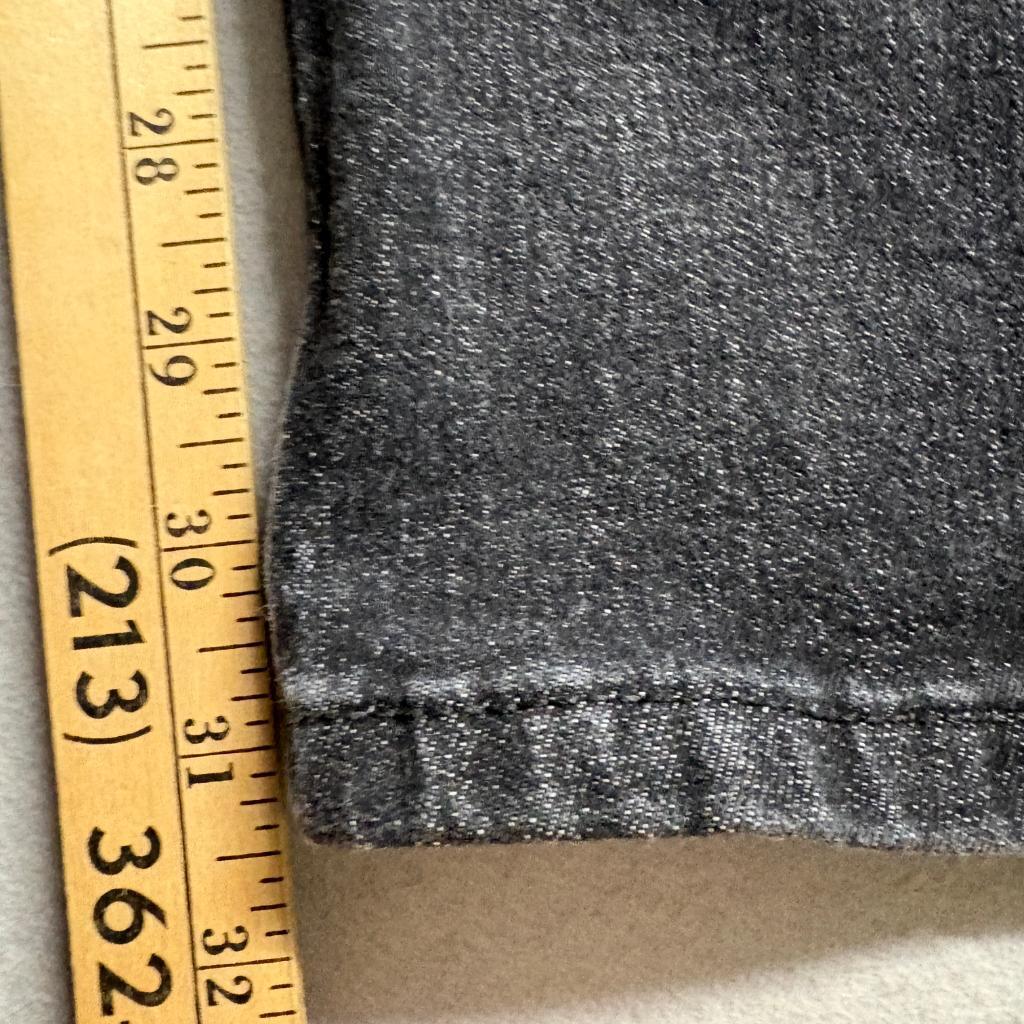 Levi's 514 Boys Jeans Size 20 Regular Black Denim Straight Leg Adjustable Waist