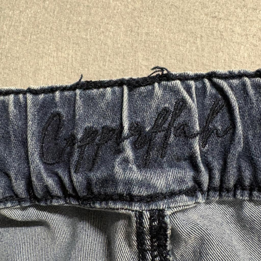 Copper Key Denim Joggers Girls Size 10 Blue Elastic Waist Drawstring Jeans