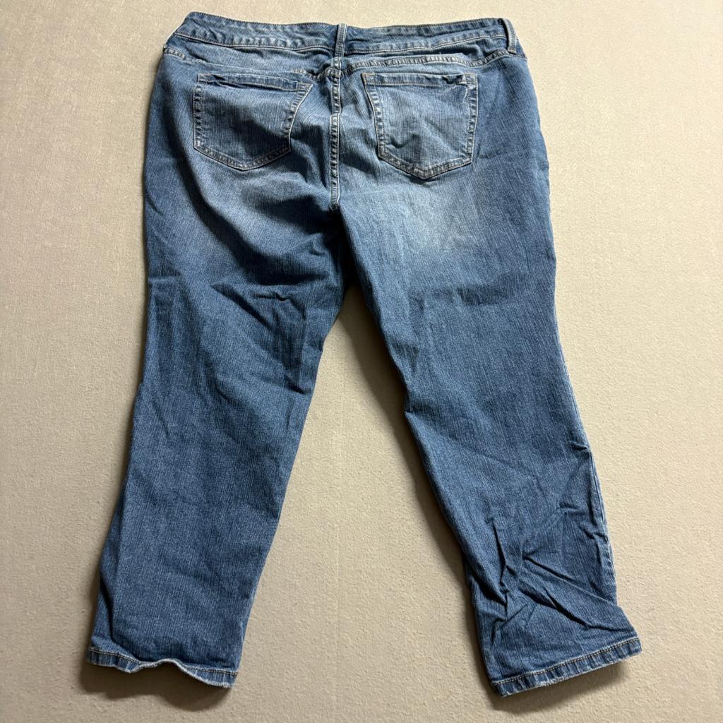Torrid Perfect Skinny Ankle Jeans Womens 16XS Blue Denim Vintage Stretch Cropped