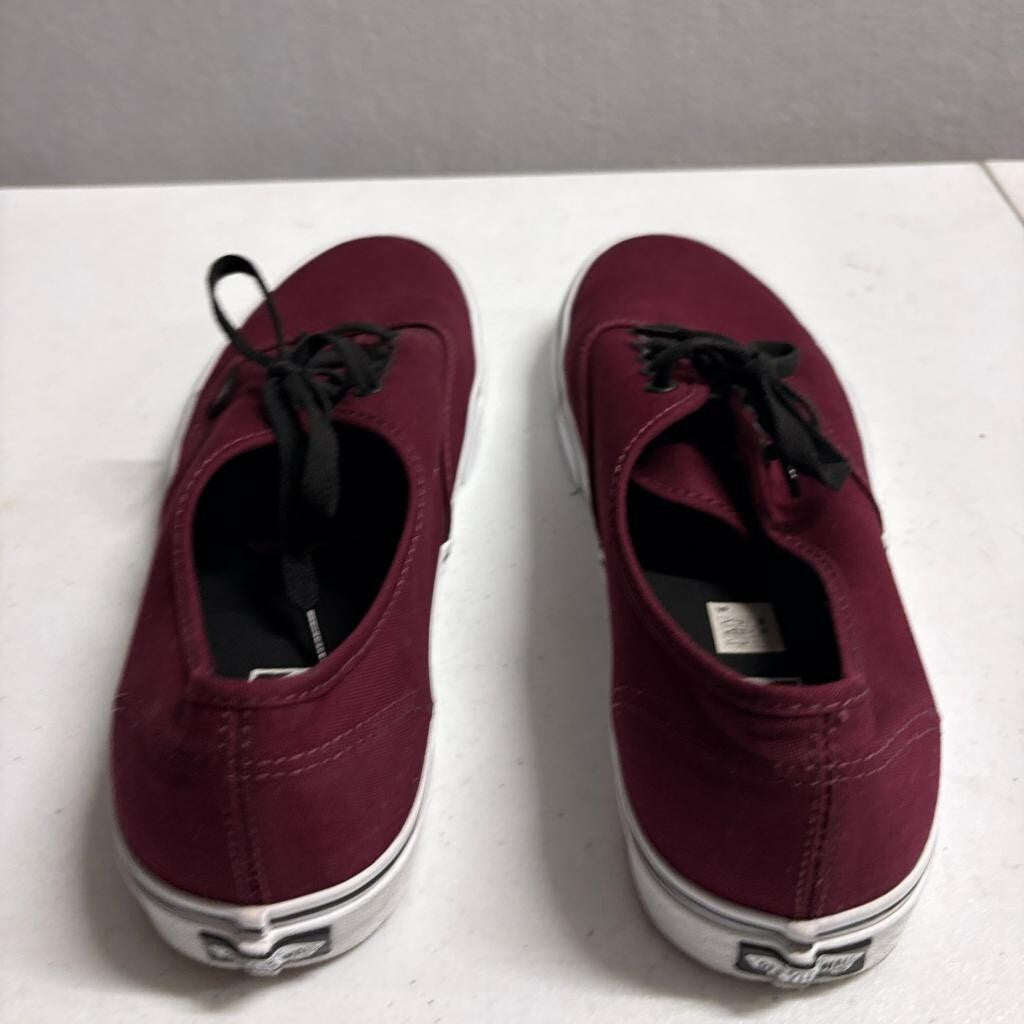 Vans Authentic Port Royale Black Mens Size 11 Sneakers Burgundy VN000QER5U8