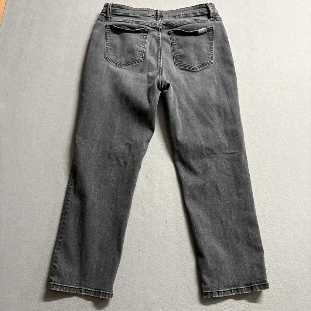 Joe's Jeans Womens 31 Gray High Rise Straight Leg Stretch Denim Jeans