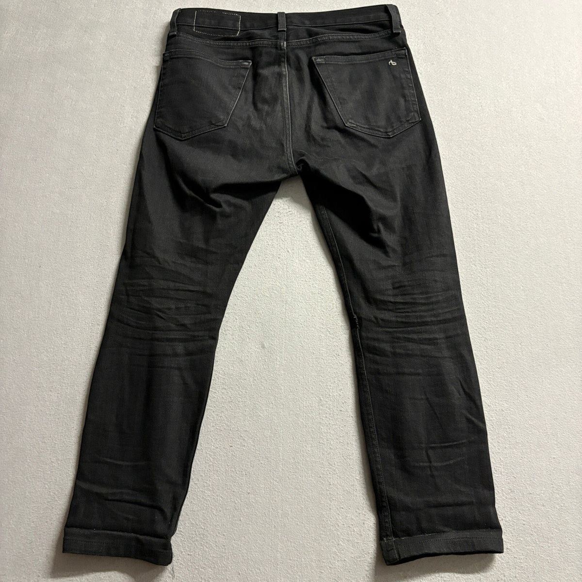 Rag & Bone Fit 2 Slim Jeans Mens 29 Black Denim Made in USA