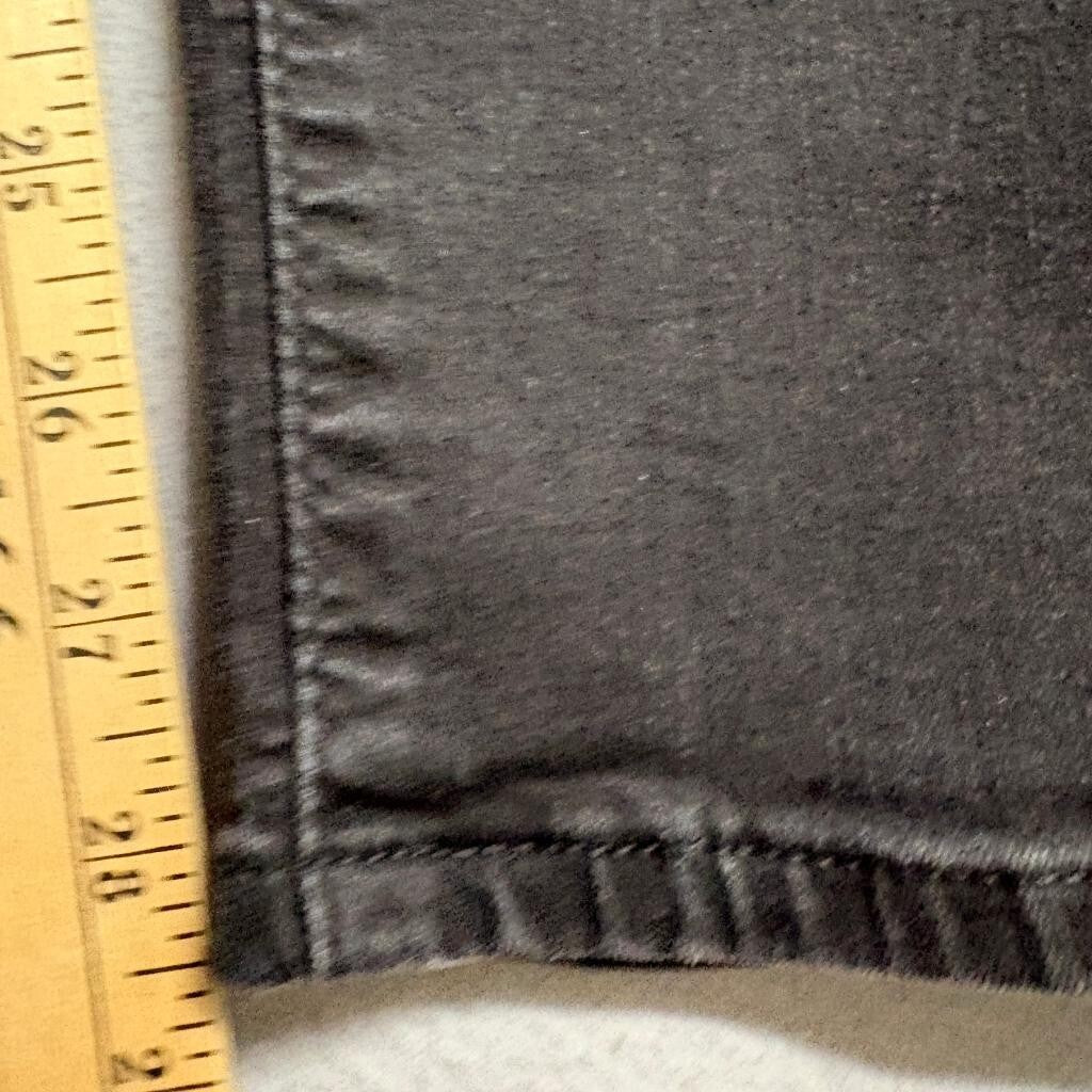 Levis 711 Skinny Jeans Womens W31 L30 Black Denim Stretch Pants