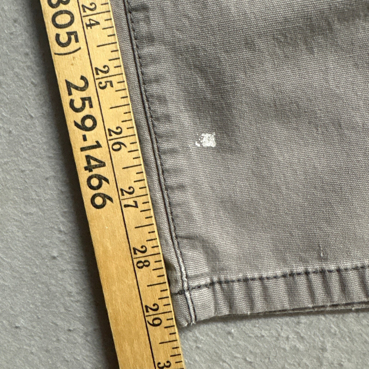 Hawx Work Gear Mens 40x32 Gray Canvas Double Knee Utility Work Pants Stretch