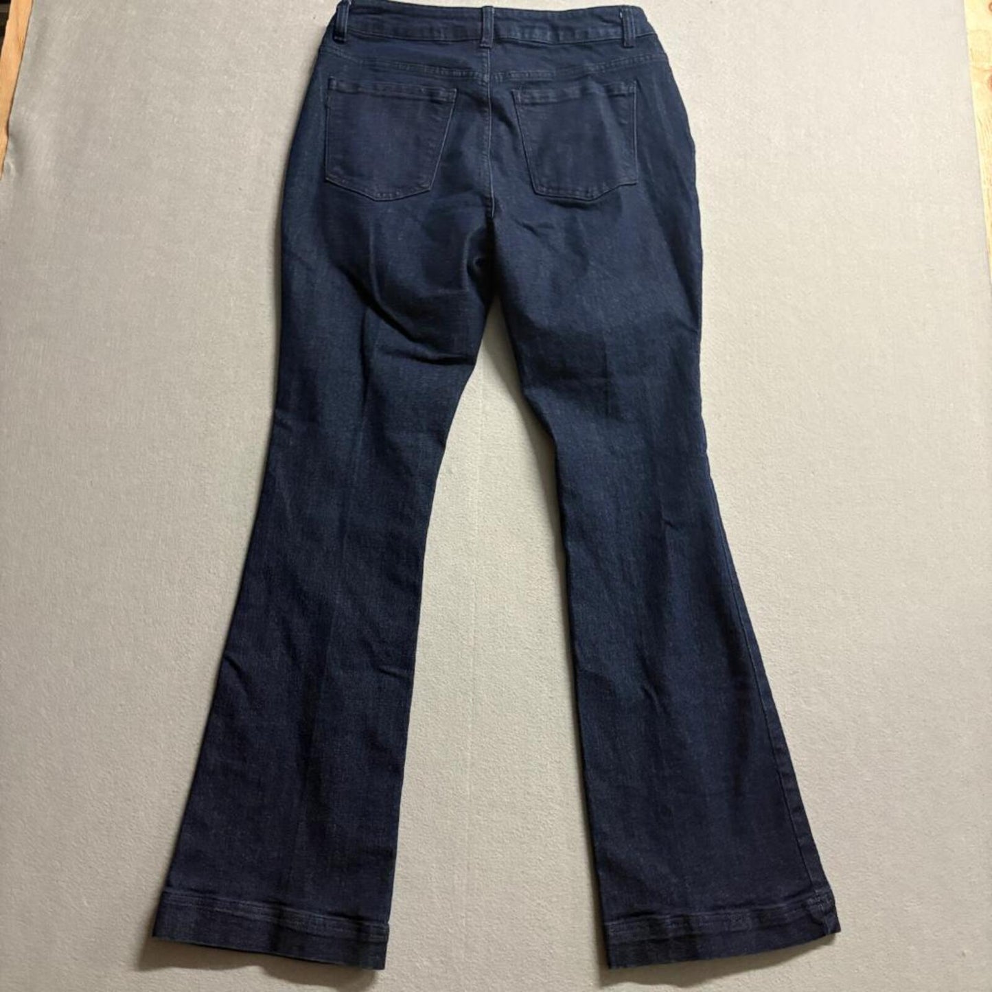 Rachel Zoe Womens Sailor Jeans Size 6 Blue Denim High Rise Flare Leg Stretch