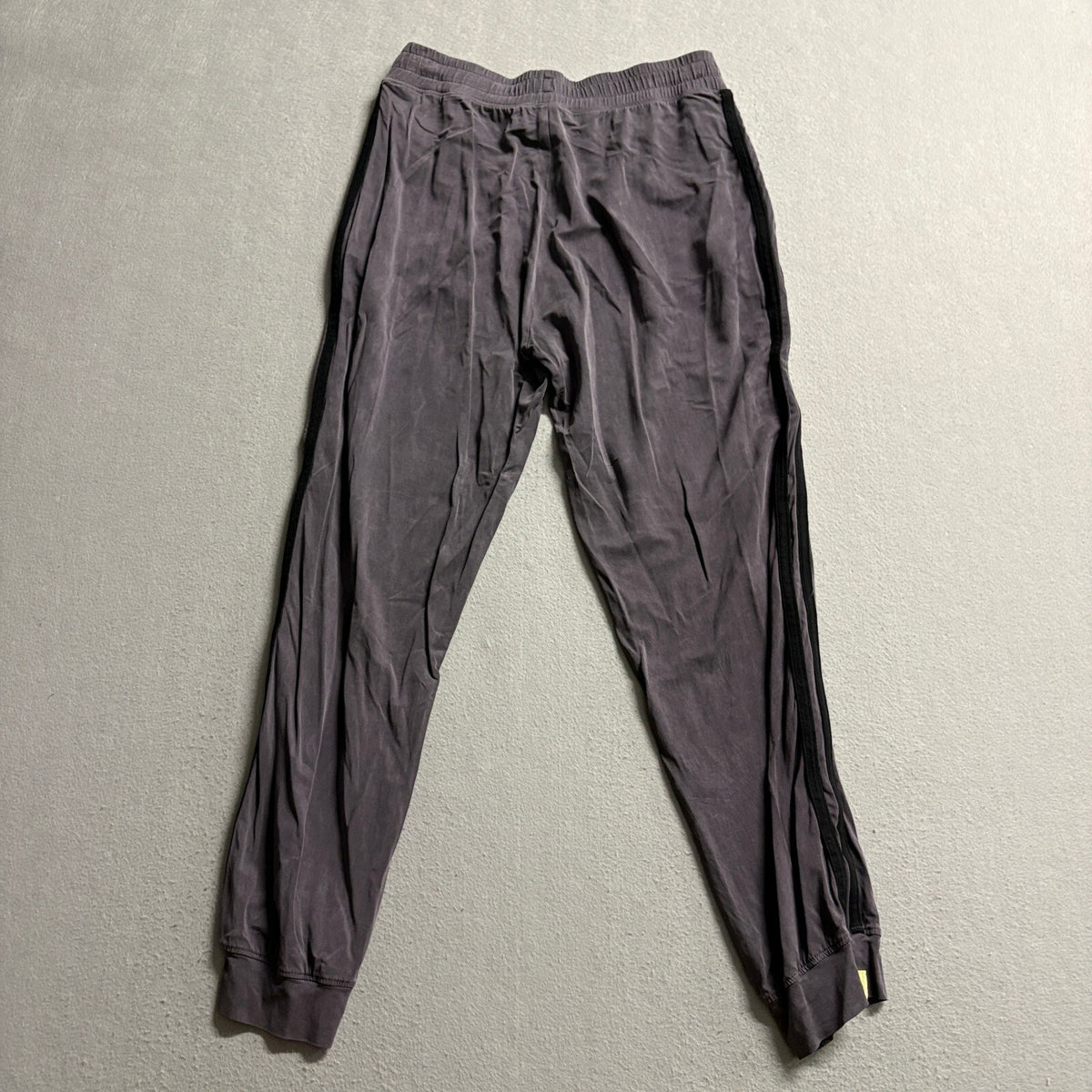 Monreal London Womens XS Track Pants Gray Cupro Blend Drawstring Joggers Side