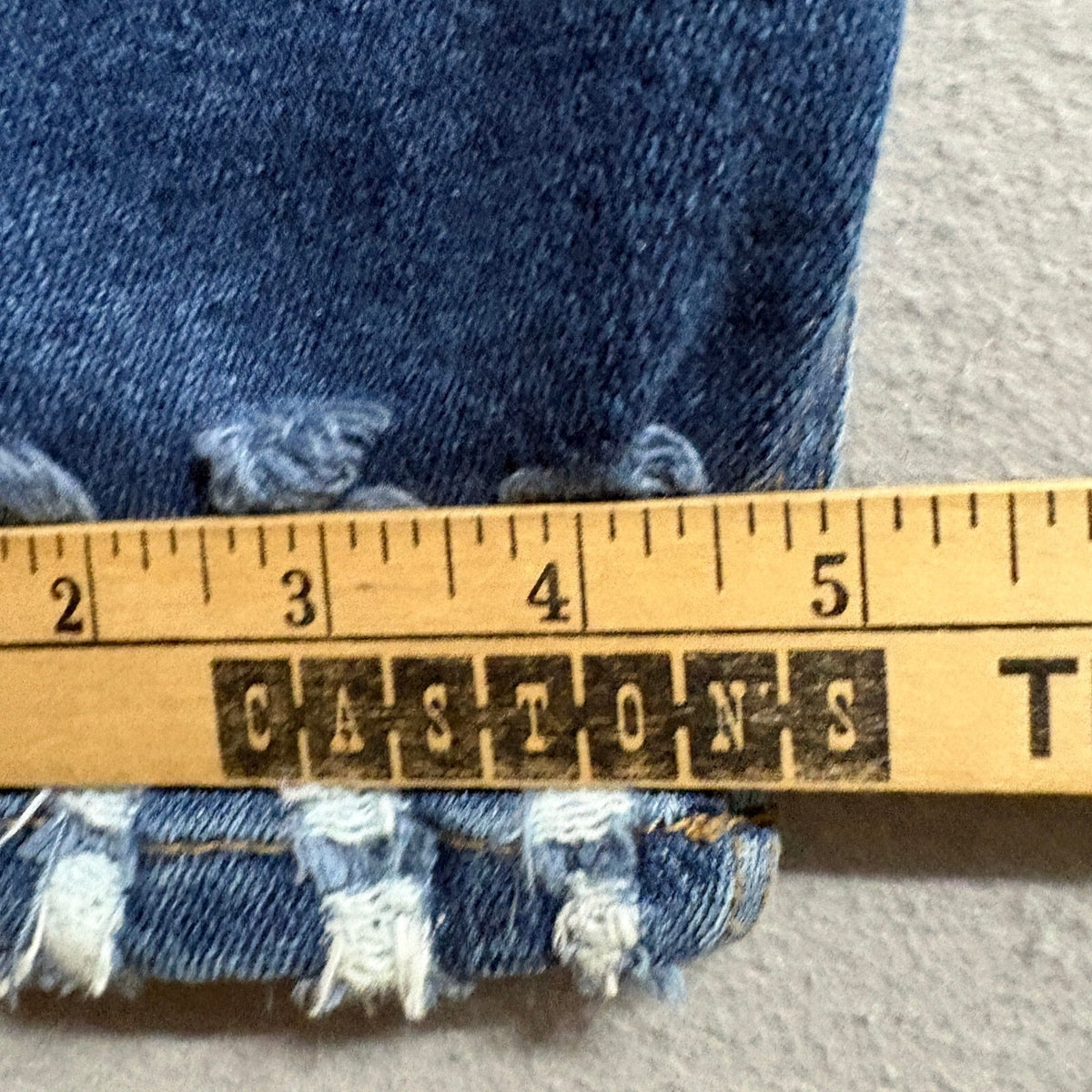 Haute Curve Premium Denim Distressed Skinny Jeans Womens Plus Size 18 Blue