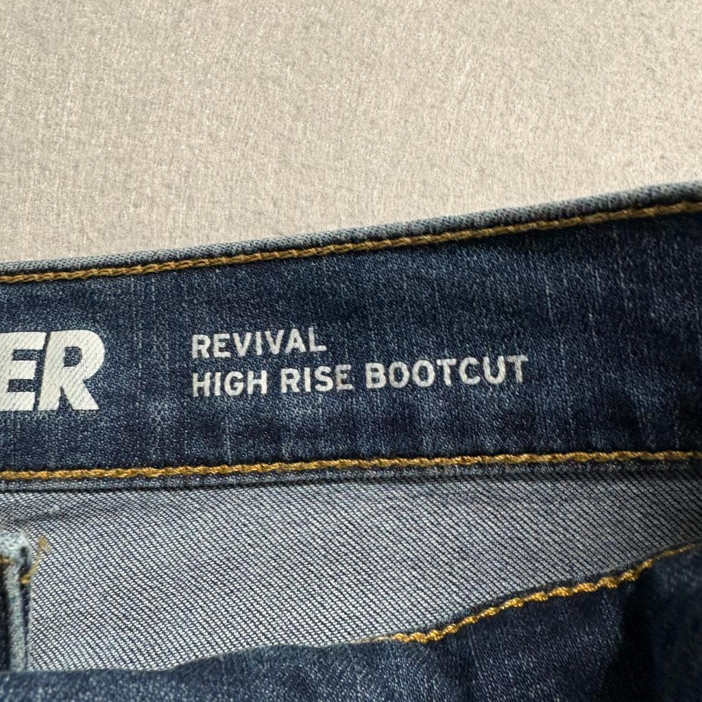 Eddie Bauer Revival High Rise Bootcut Jeans Womens 12 Blue Stretch Denim