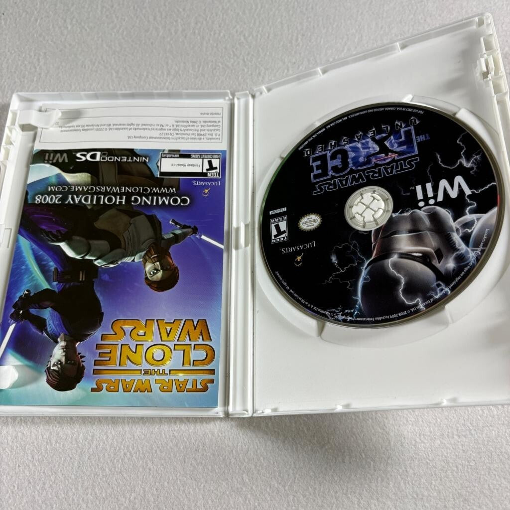 Star Wars The Force Unleashed Nintendo Wii Complete CIB Tested