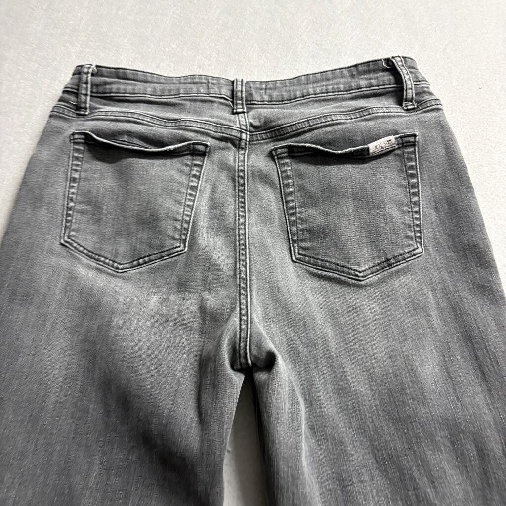 Joe's Jeans Womens 31 Gray High Rise Straight Leg Stretch Denim Jeans