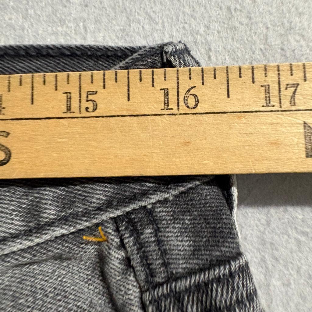 American Eagle Tomgirl Slim Jeans Womens Size 8 Gray Denim Button Fly Stretch