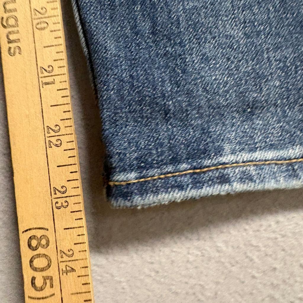 White House Black Market The Straight Crop Jeans Womens 4P High Rise Blue Denim