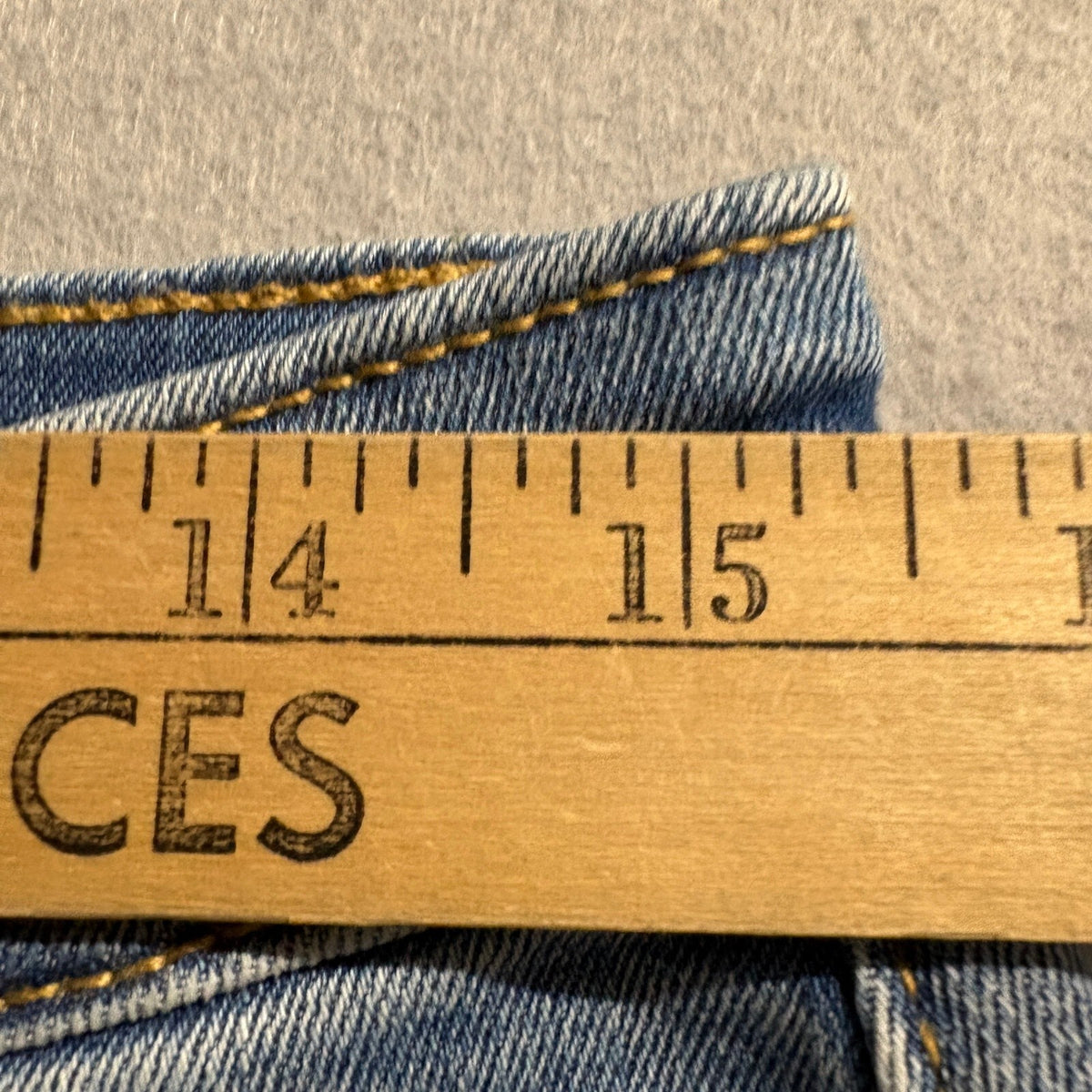 Universal Thread High Rise Skinny Jeans Womens 10 30 Patchwork Blue Denim