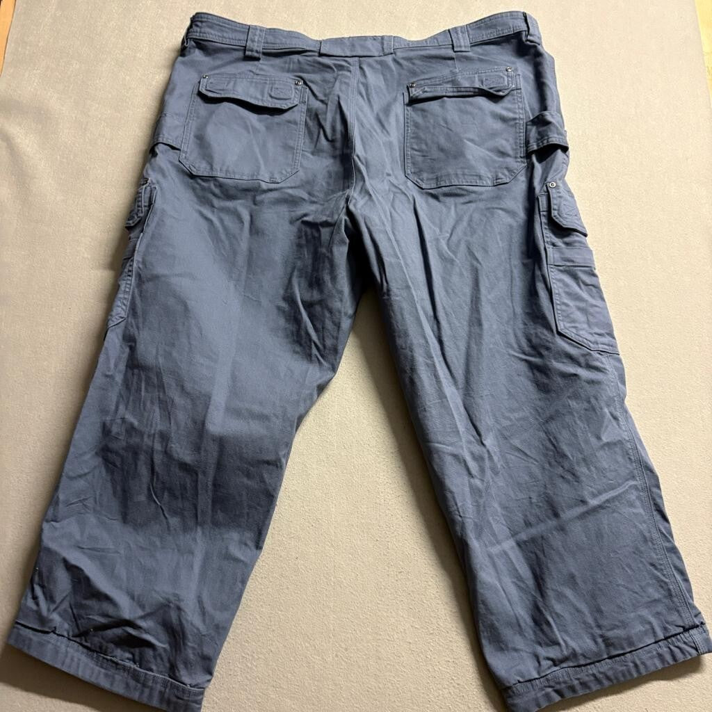 Duluth Trading Co Flex Fire Hose Cargo Pants Mens 44x32 Relaxed Fit Gray