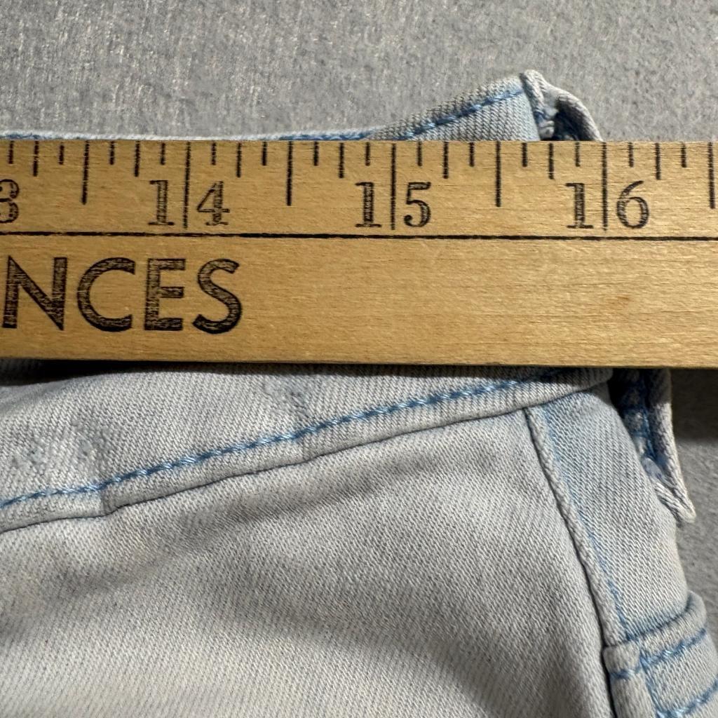 PacSun Stacked Skinny Jeans Mens 31x30 Light Wash Distressed Ripped Denim