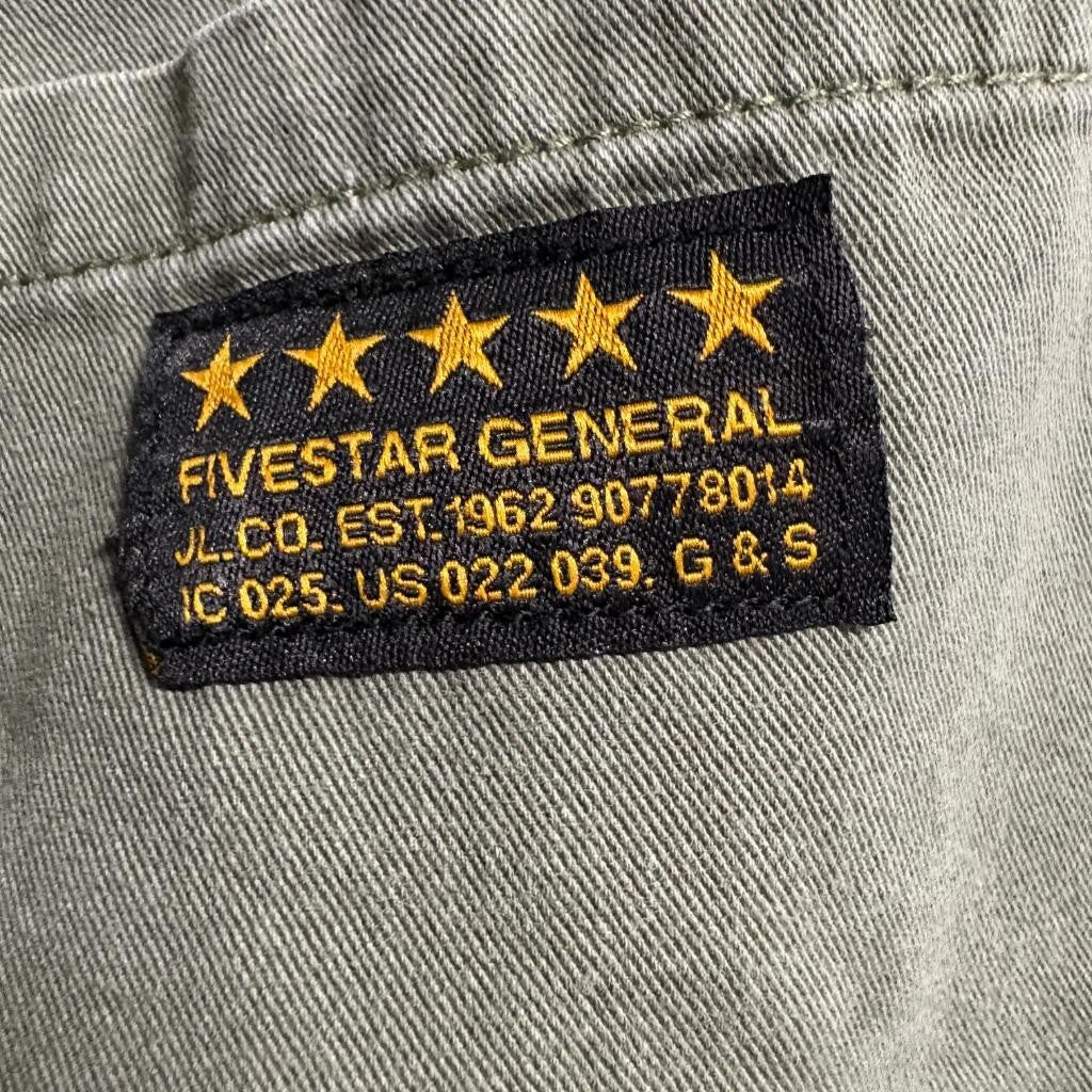 Fivestar General Cargo Jogger Pants Womens 0/24 Olive Green Cotton Utility