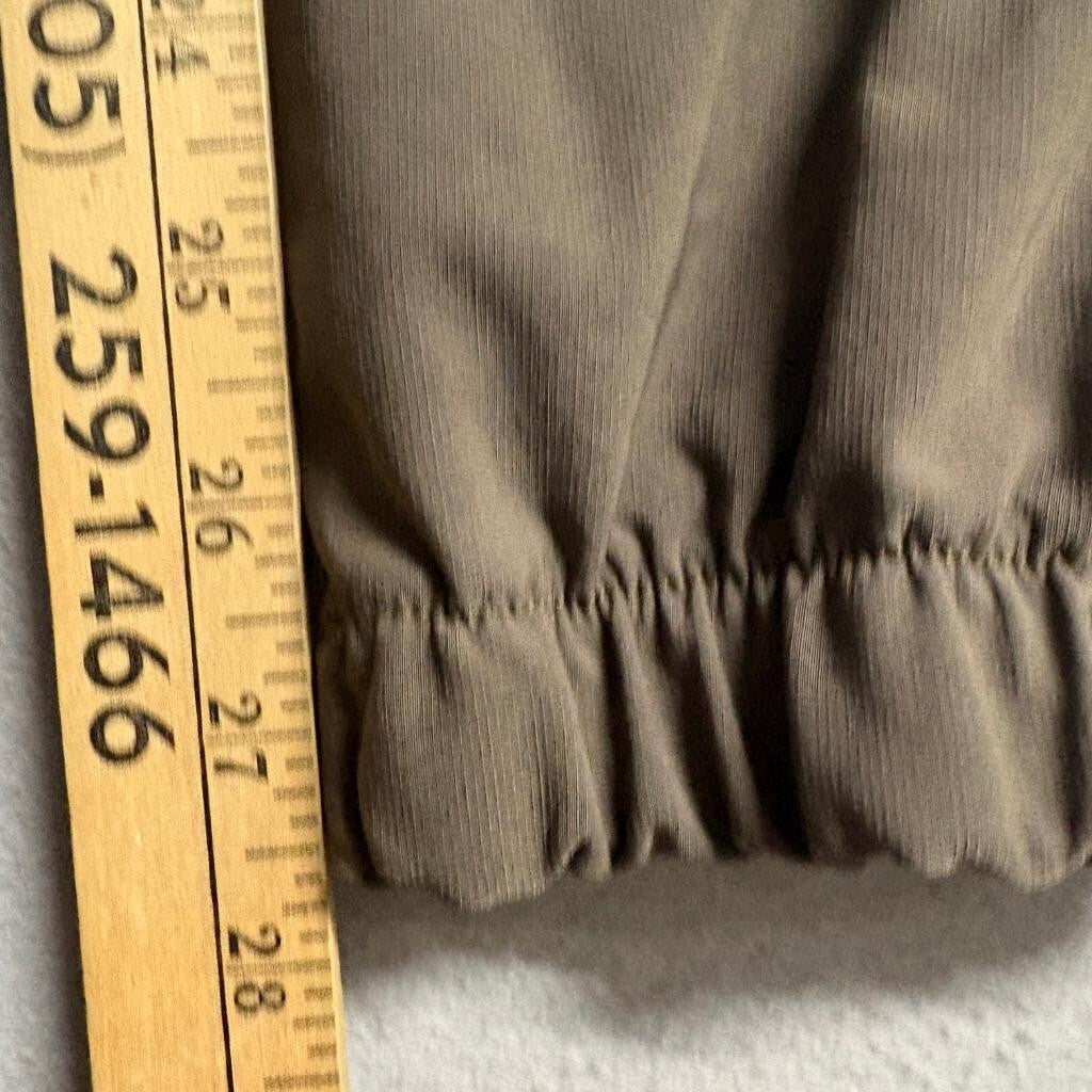Public Supply NYC Cargo Jogger Pants Girls XL 18 Brown Stretch Utility Pockets