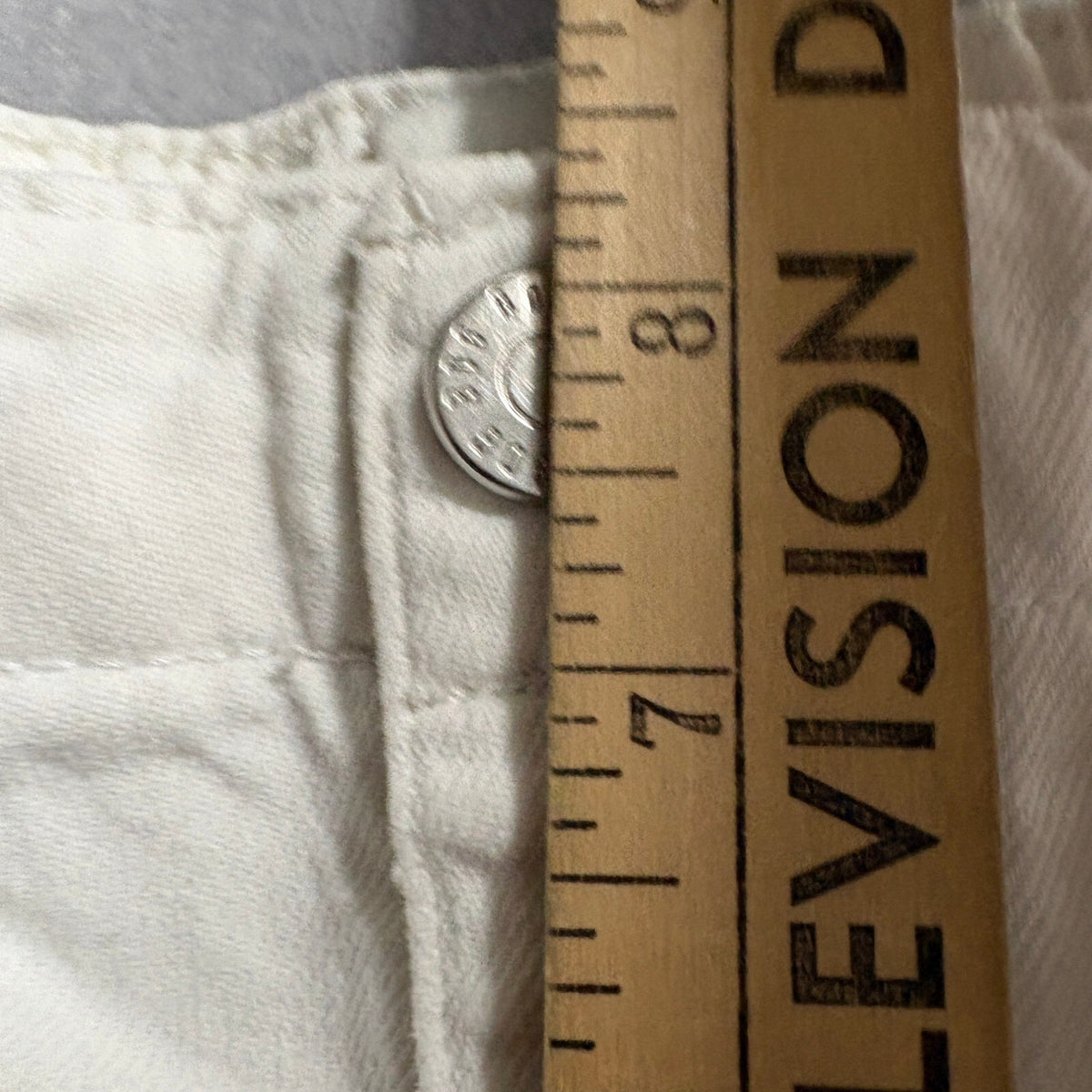 BDG Urban Outfitters V2K Cargo Pants Womens 24 Cream Off White Elastic Waist